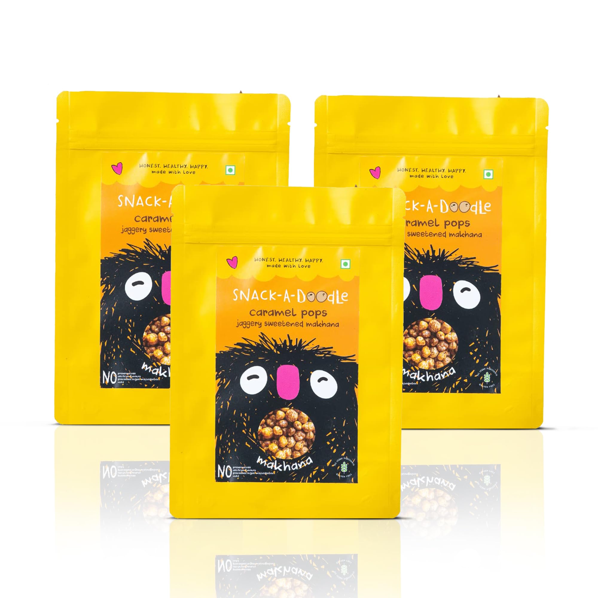 Snack-a-Doodle Caramel Pops X 3 I No Maltodextrin I Jaggery Sweetened I NO Preservatives I NO Artificial Colouring I 210g (B0CZTXRPV6) Amazon Price History, Amazon Price Tracker