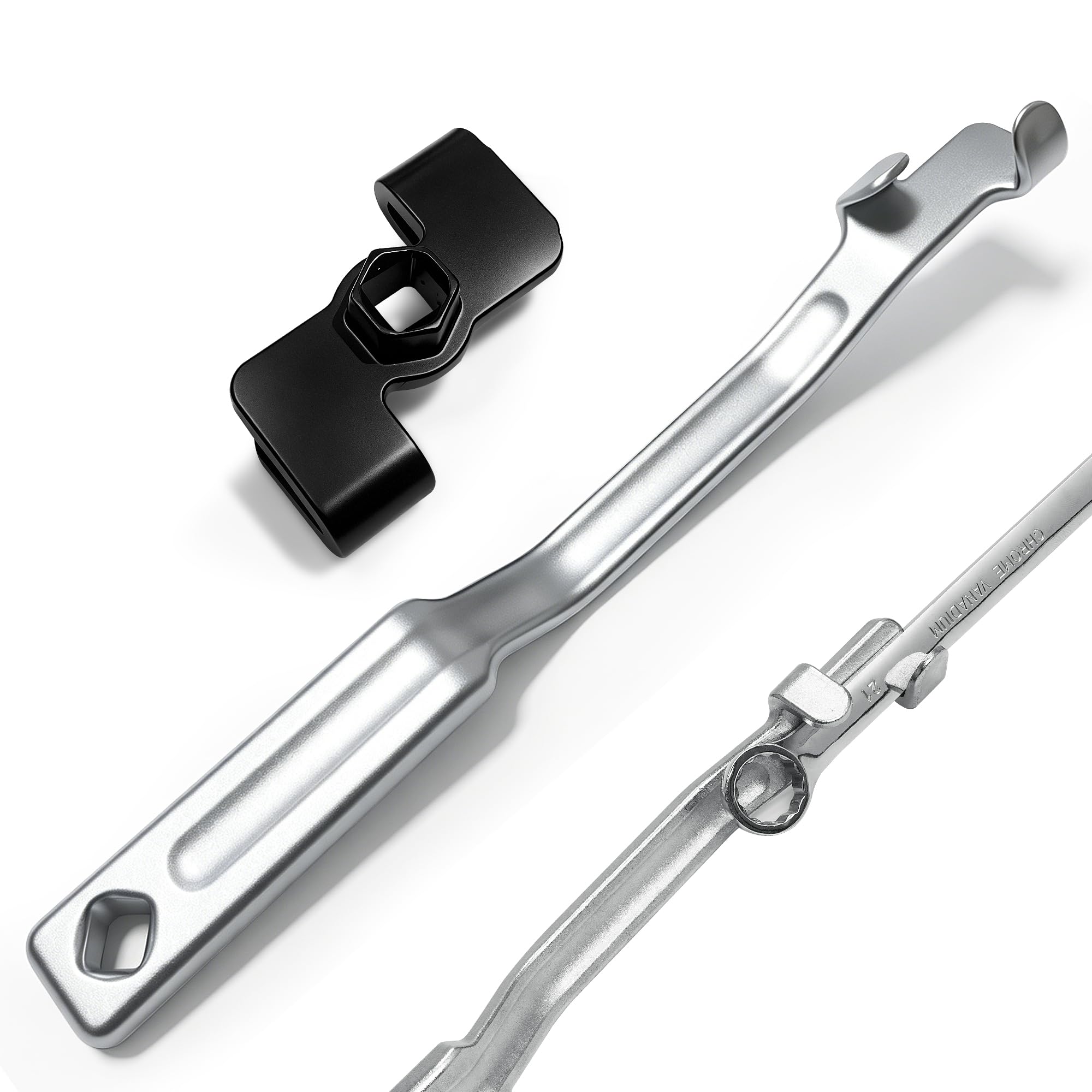 QUICKWOLF Wrench Extender Tool and Wrench Extender Tool Bar, Universal Wrench Extension Tool for Mechanics and Automotive Repairs with 1/2 Inch Hole