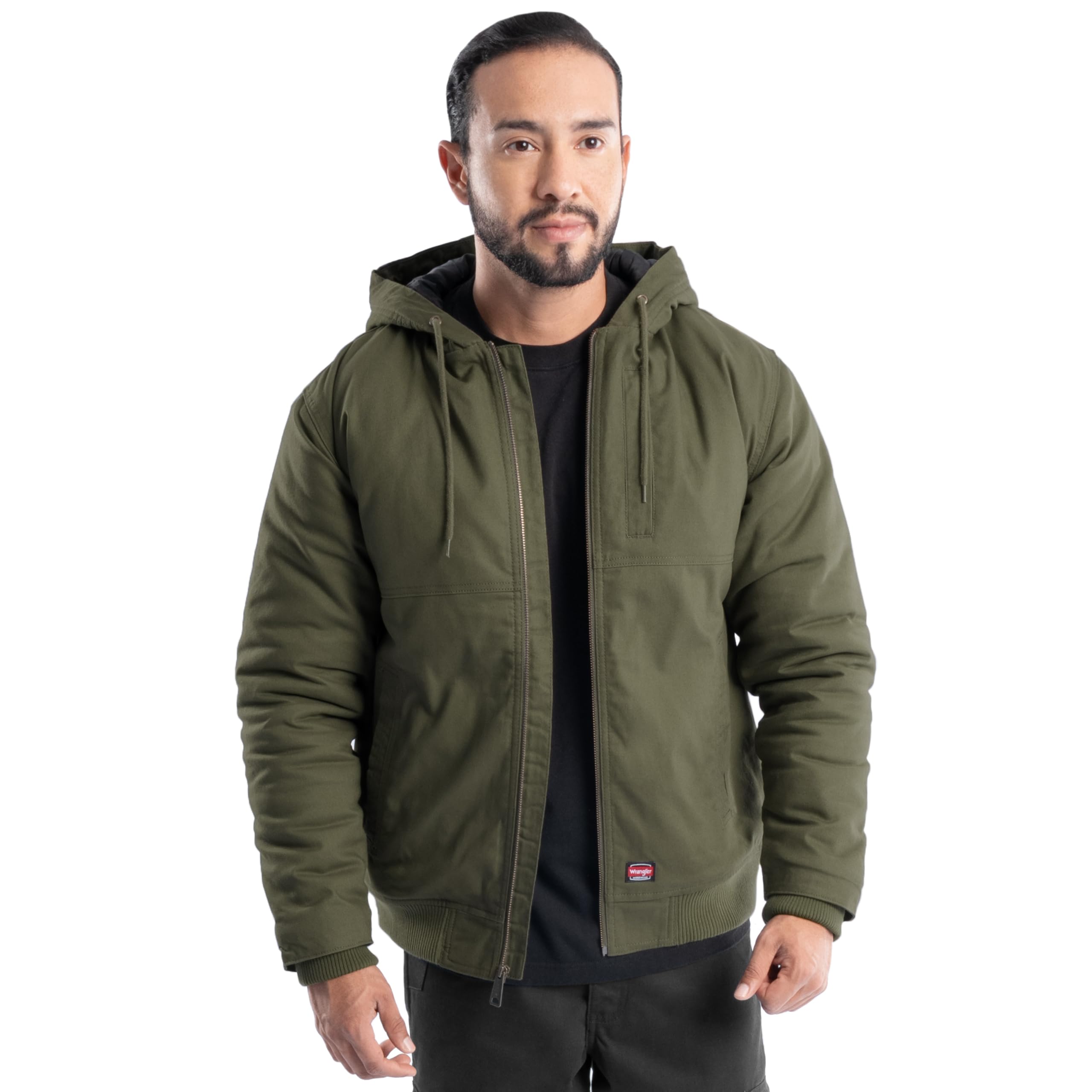 Men's Quilted Lined Insulated Bomber Jacket