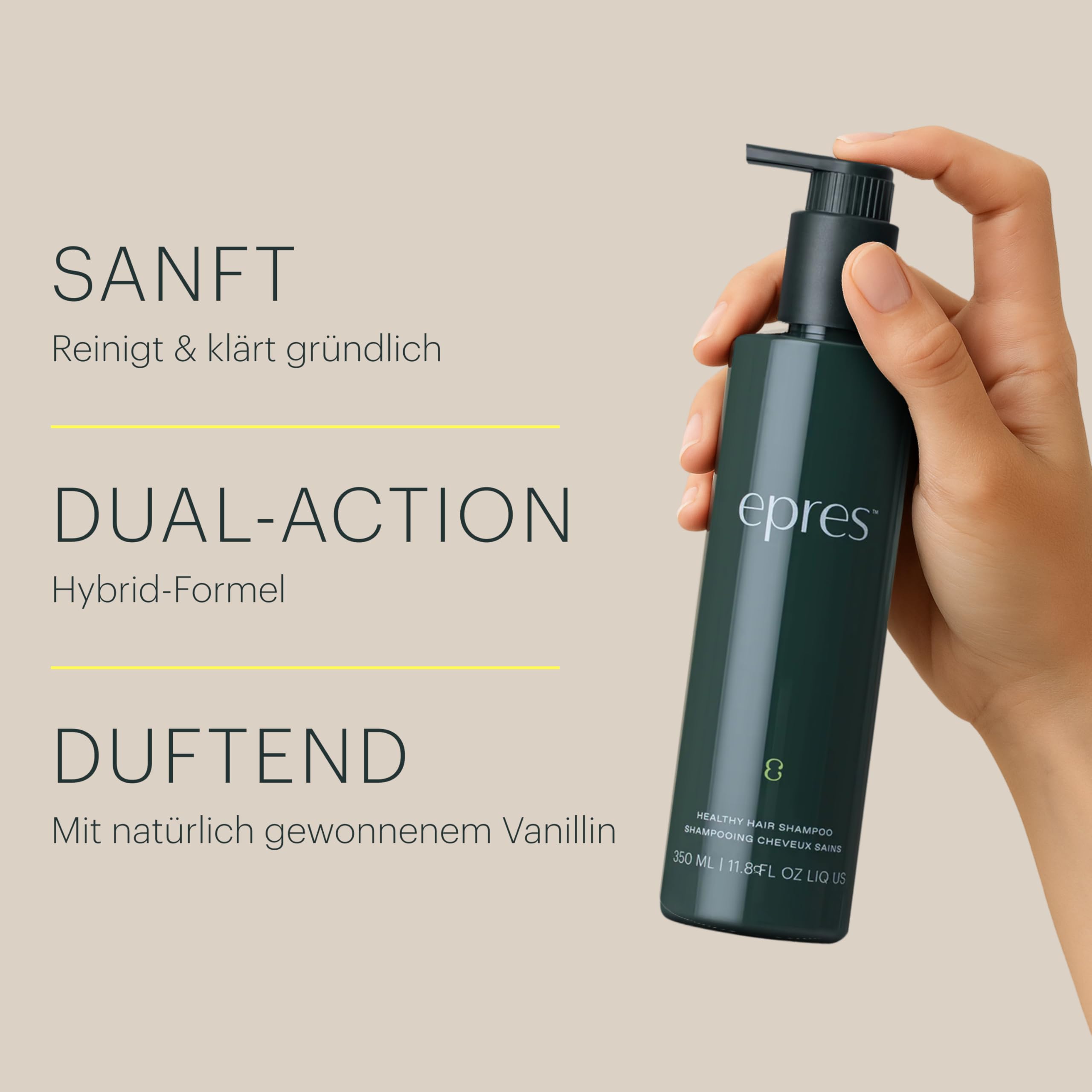 epres Shampoo riparatore per capelli danneggiati, 946 ml, Bond Repair, pulisce delicatamente, rafforza e dona lucentezza