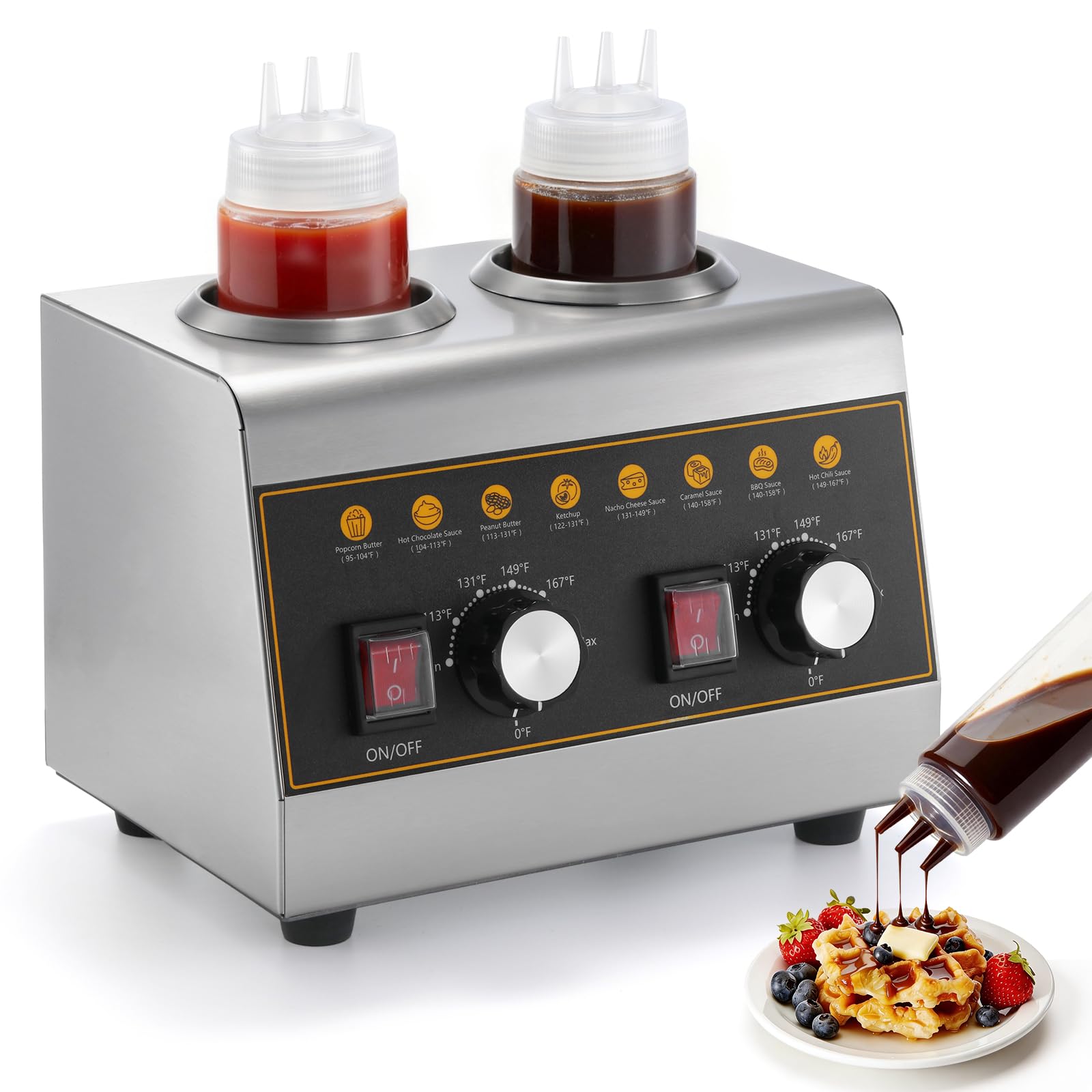 Chauffe-caramel pour chocolat et desserts gourmands lors de vos buffets de fête