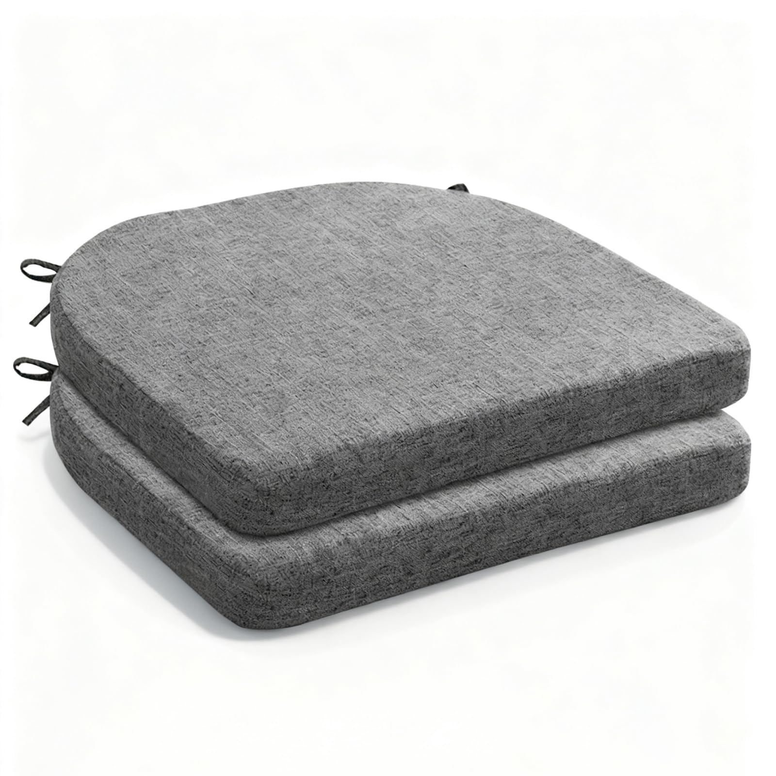 Coussin chaise extérieur lot de 2 galettes de jardin imperméables 42x43 cm