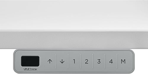 Miniatura 10 de Uplift - Escritorio de pie de bambú oscuro (48 x 30 pulgadas), 2 patas, marco en C ajustable comercial (Indus.), teclado avanzado, ojales de