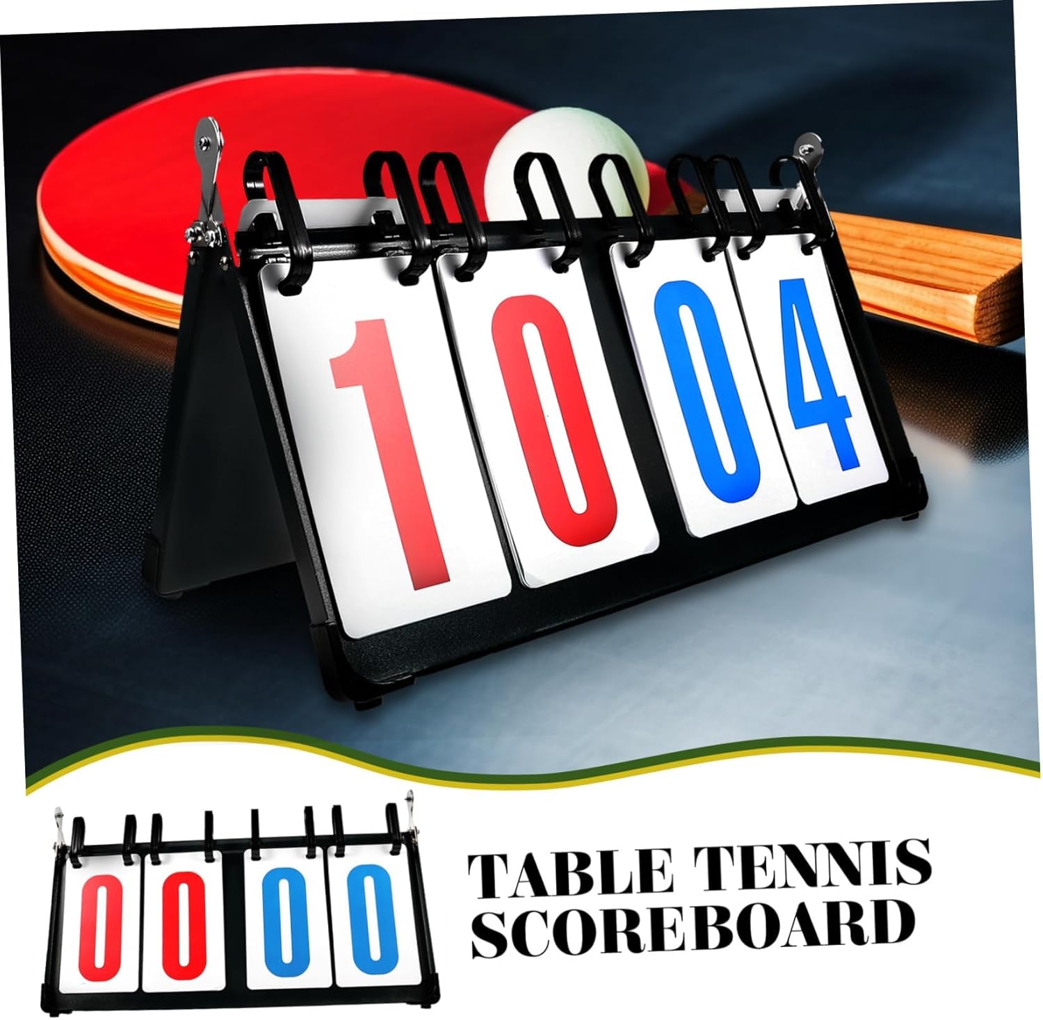 KICHOUSE Portable Basketball Scoreboard Sports Ball Scoreboard Digital Display Professional Scorekeeper for Indoor Games