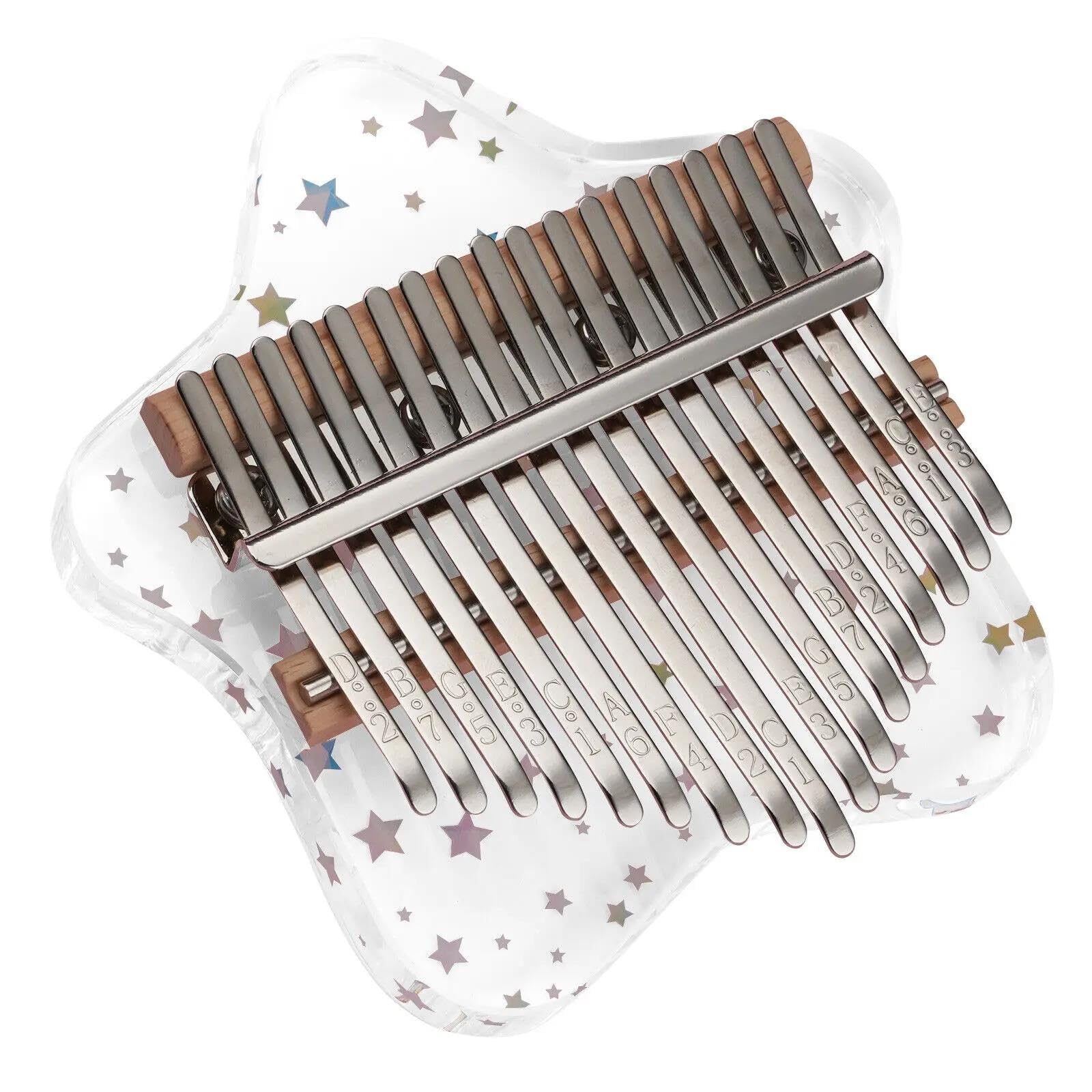 17 Klawiszowy Akrylowy Kalimba Do Fortepianu Dla Początkujących Dorosłych Kalimba