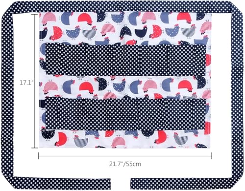 Miniatura 6 de Sefiron Delantal de recolección de huevos de gallina, 12 bolsillos profundos para hense, pato, huevos de ganso