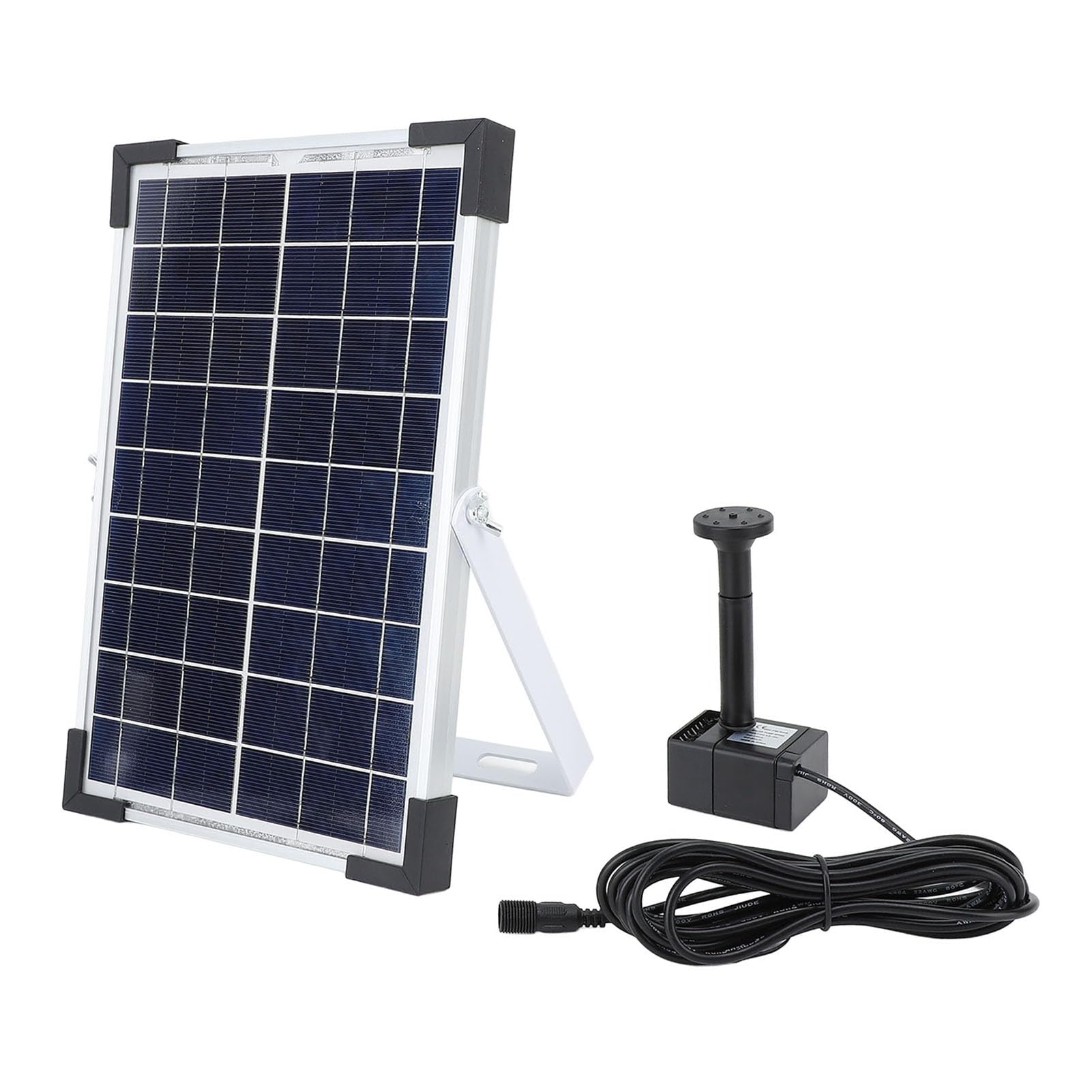 Kit Solare Pompa Fontana Multiuso Durevole per Vasca per Uccelli, Giardino, Cortile, Piscina per Pesci