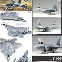 Vista 2 de SSGSSK Academy Models 12212 - Kit de plástico 1/48 Lockheed Martin F-22A Raptor