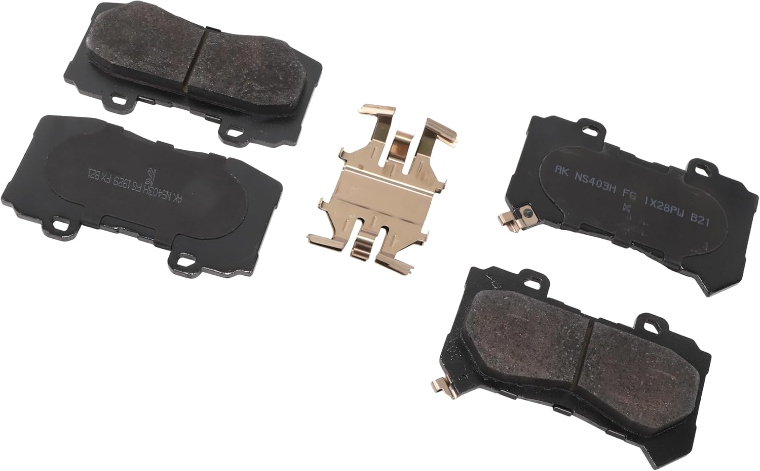 GM Genuine Parts 171-1153 (84217715) Front Disc Brake Pad Set with Clips