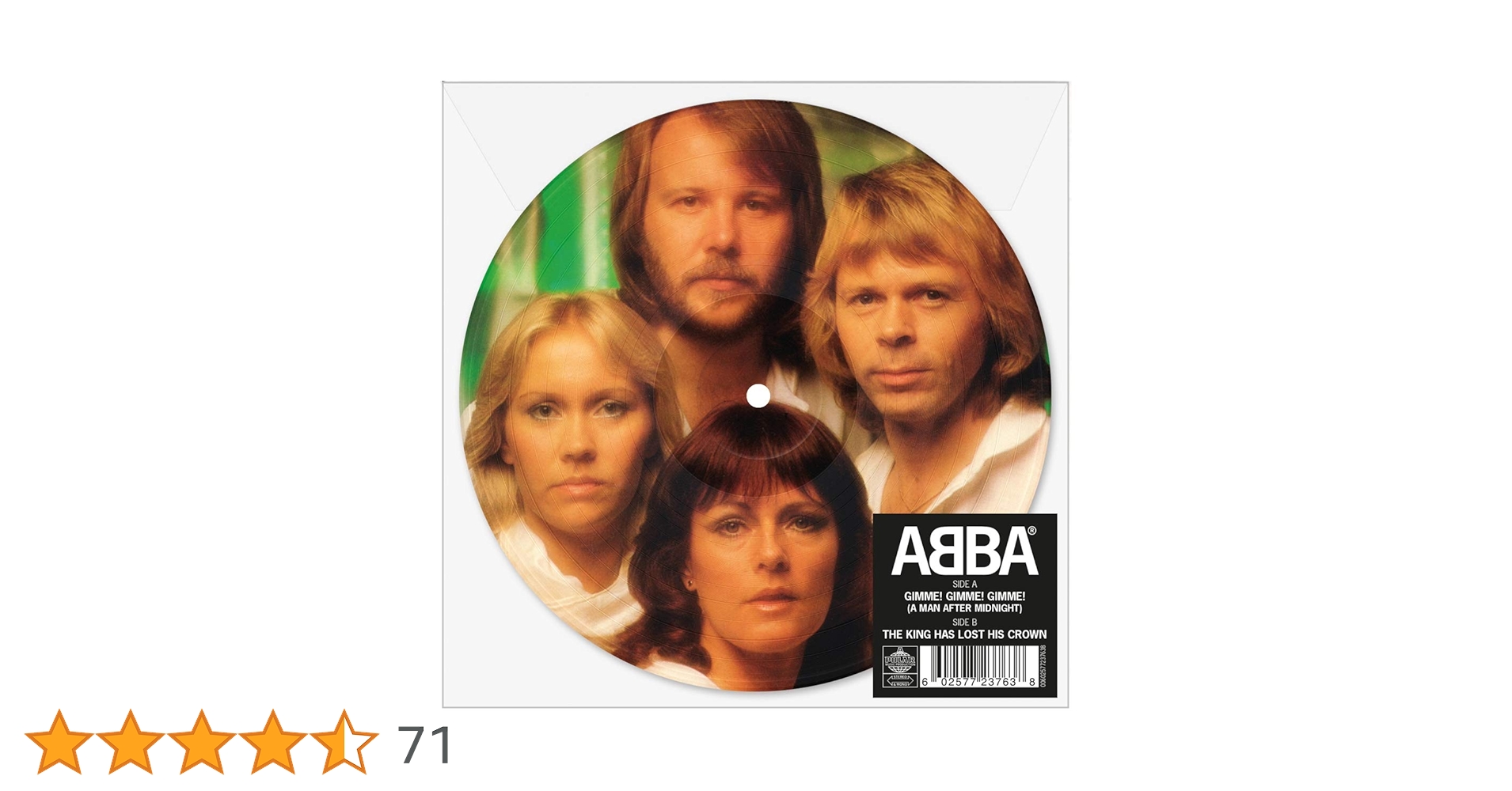 ABBA – Gimme! Gimme! Gimme! 国内盤　見本　プロモ ABBA – Gimme! Gimme! Gimme! 国内盤 見本 プロモ ABBA – Gimme