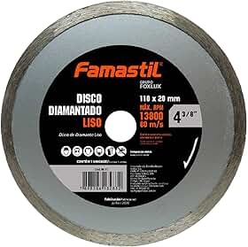 Famastil Disco Diamantado Liso 4 3/8 110 X 20Mm