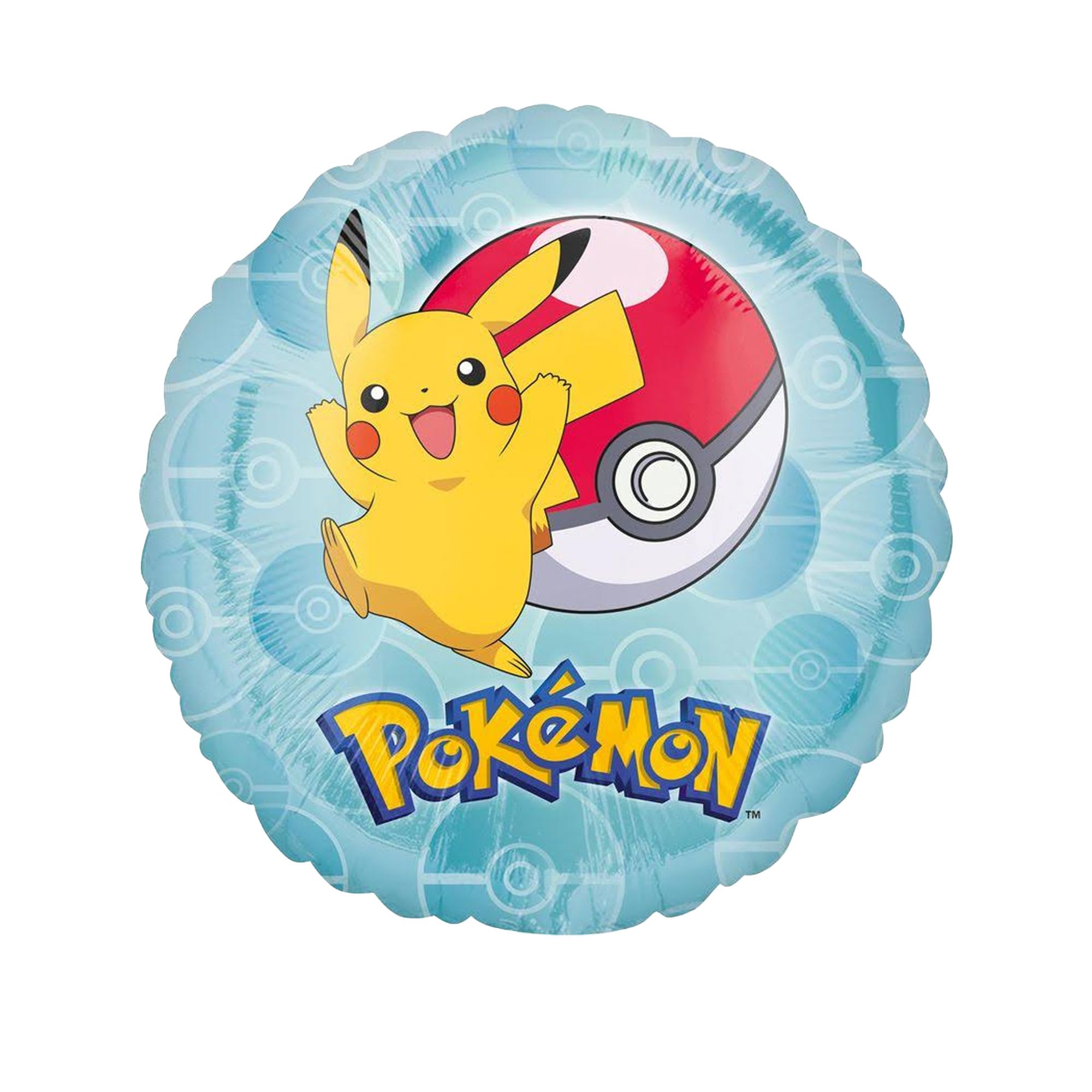 Amazon | ポケモン ミニピカチュウ ホイルバルーン, ブルー。, One 