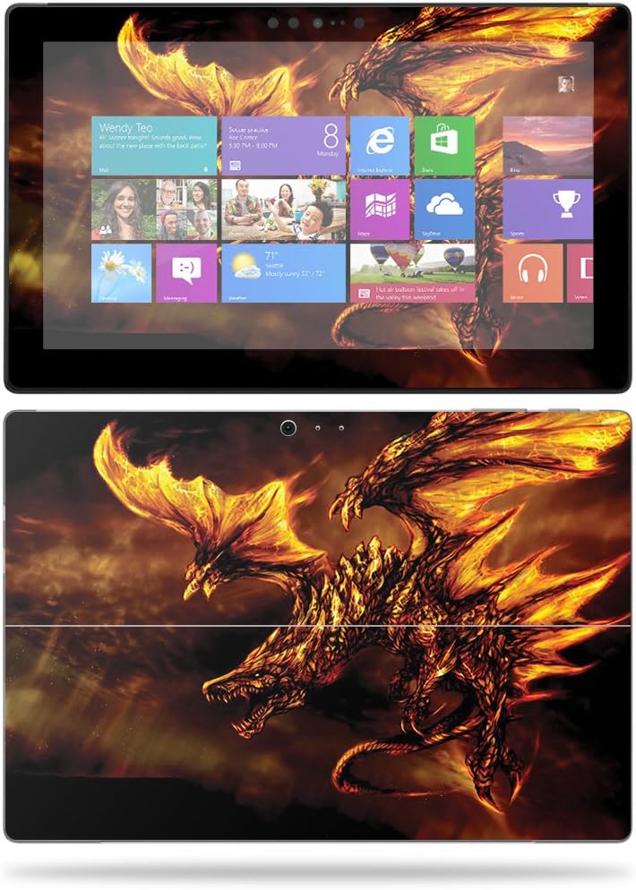 MightySkins Skin Compatible with Microsoft Surface Pro (2017) 12.3" - Composition Book | Protective, Durable, and Unique Vinyl wrap Cover | Easy to Apply, Remove, and Change Styles | Made in The USA
