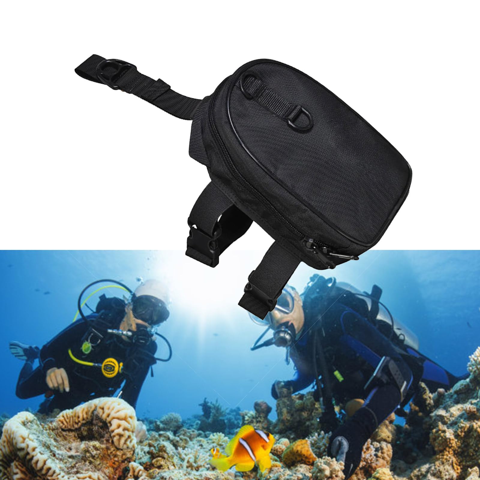 XUZHID Thigh Pocket?Diving Thigh Bag Light Weight Diving Thigh Pouches Storage Pocket Underwater Organizers Bag for Snorkeling Equipment