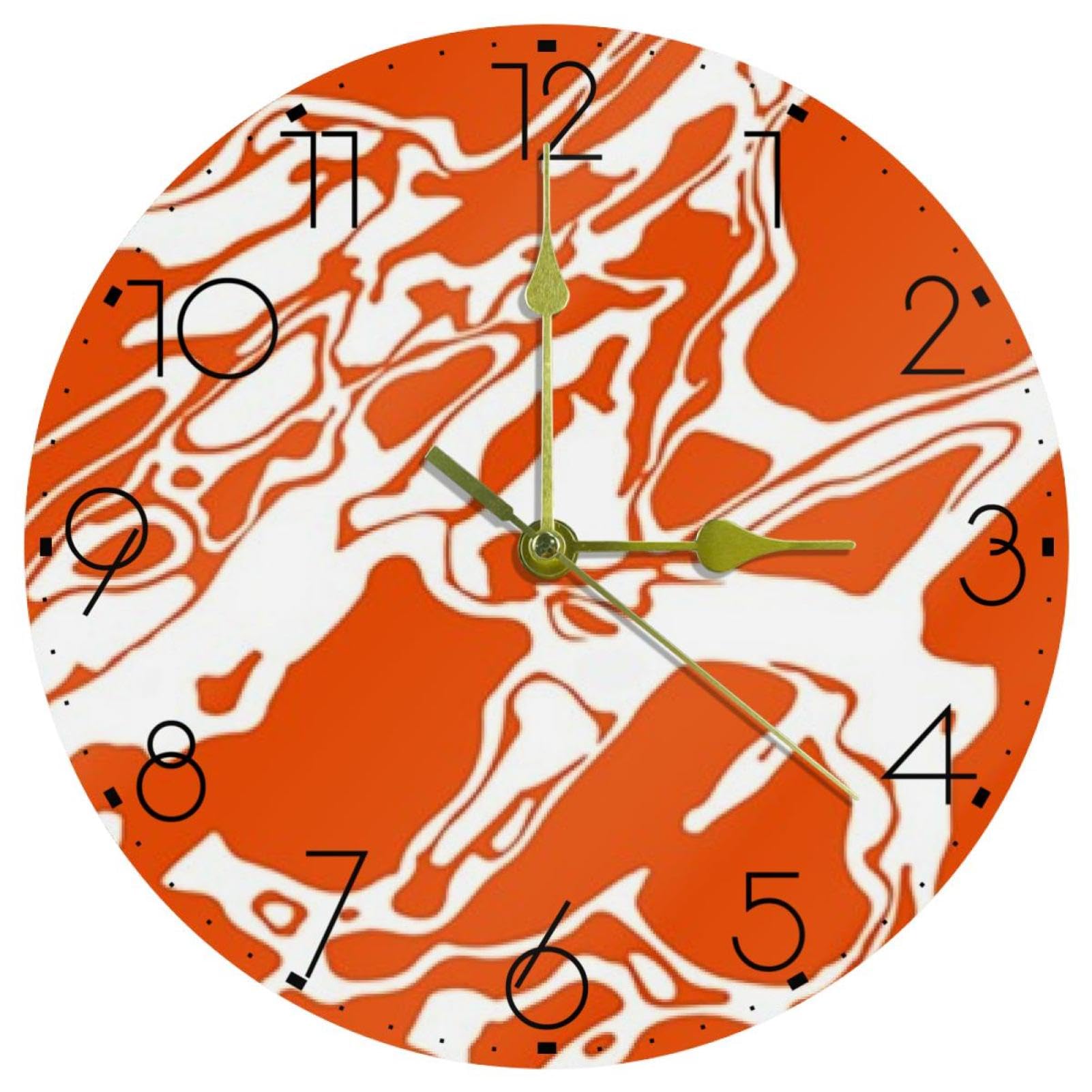 Horloge murale à piles de 25.4 cm pour cuisine et bureau