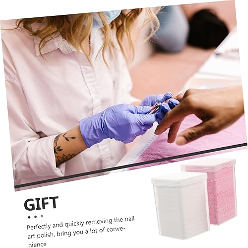 Professional Nail Wipes for Lint Removal Eyelash Extension Cleaning Pads Nail Polish Remover Non-Woven Fabric