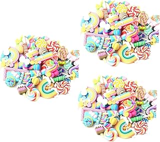 NOLITOY 180 Peças Capa De Telefone Decoração Capa De Telefone Acessórios Doces Doces Lollipo Amuletos De Resina Para Unhas Acrílicas Capa De Telefone Enfeite Cabochão De Resina Com Parte