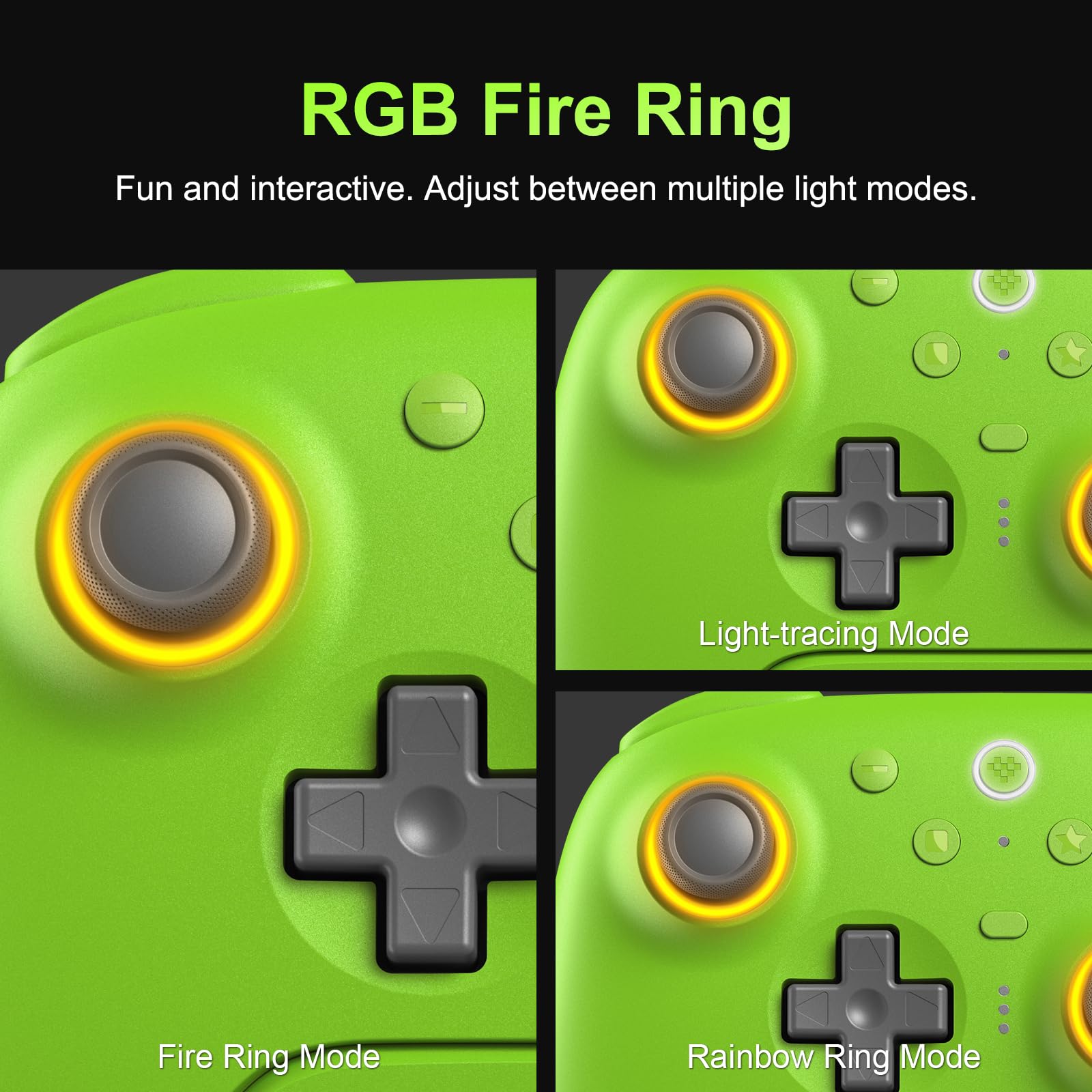 8Bitdo Ultimate 2 Mando Inalámbrico para Windows/Android/Steam (Verde) | Joysticks TMR, 1000Hz Polling Rate, Gatillos Táctiles/Hall, Botones Programables L4/R4 y 2 Traseros, Batería 1000mAh