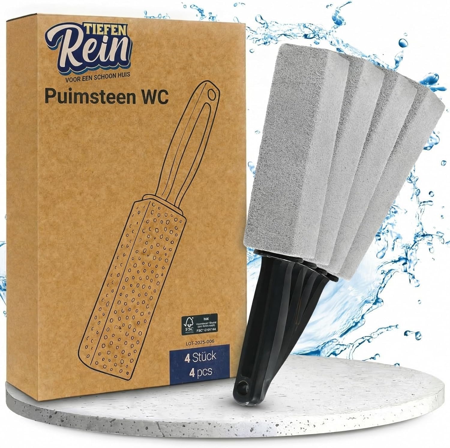 Pumeks WC 4 x – bardzo mocny środek do usuwania kamienia moczowego – środek do czyszczenia toalety i WC – usuwa kamień moczowy, kamień i kamień brunatny – środek do czyszczenia toalety