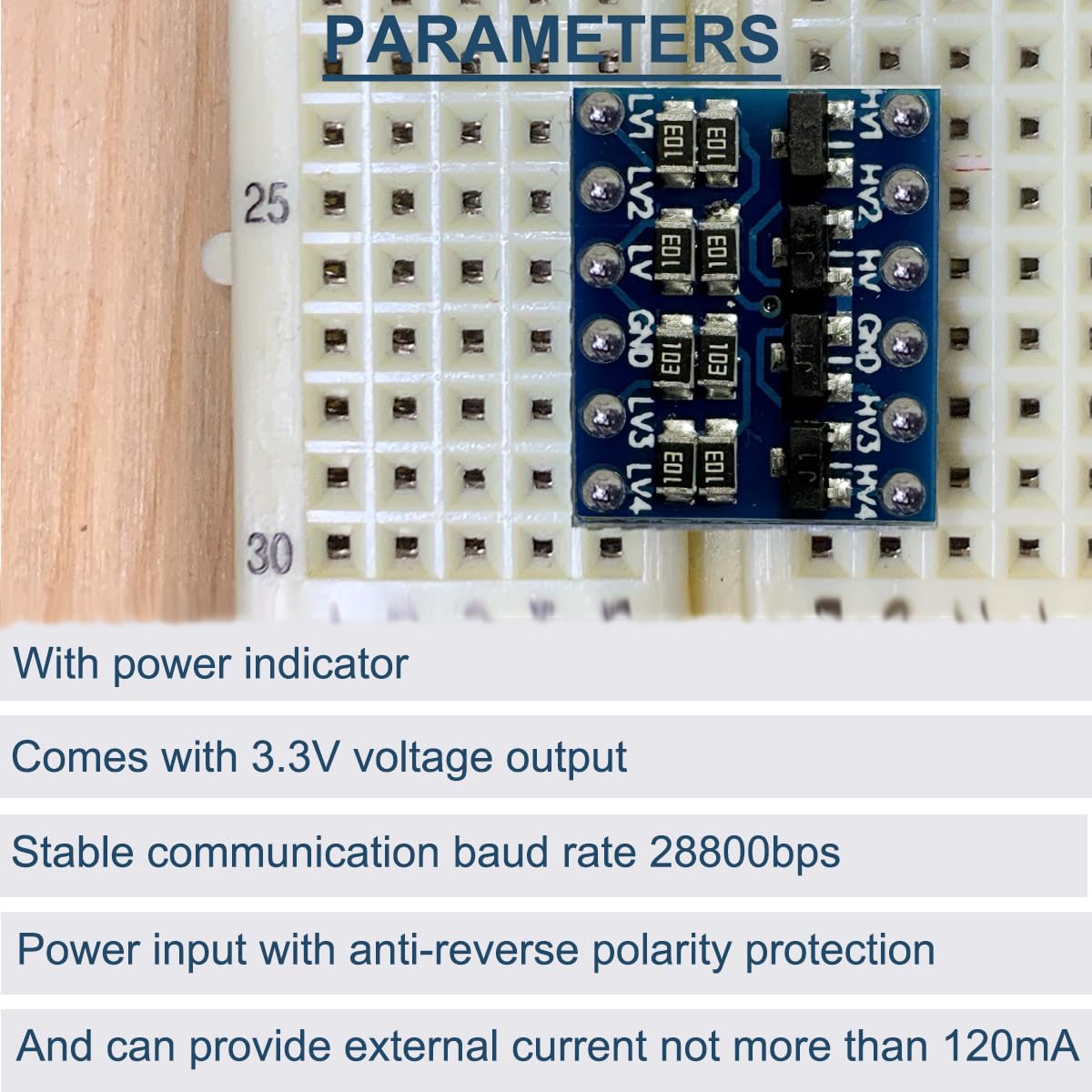 4-kanałowy konwerter poziomu, IIC I2C konwerter poziomu logicznego, 4 kanały, dwukierunkowy moduł poziomu, 3,3 V do 5 V, Shifter do Arduino Raspberry Pi, z kablem Dupon (10 sztuk)