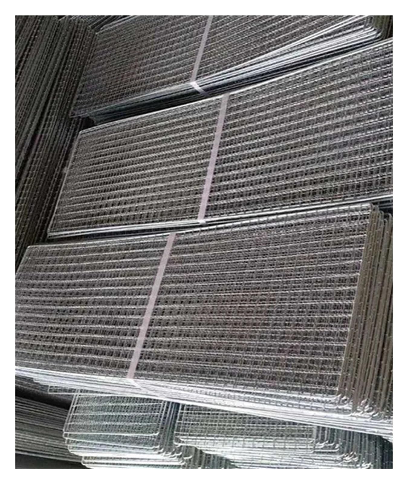 Grande rete per barbecue quadrata saldata – 20 x 60 cm resistente griglia per barbecue all'aperto per grigliare e affumicare perfettamente, ideale per carne e verdure