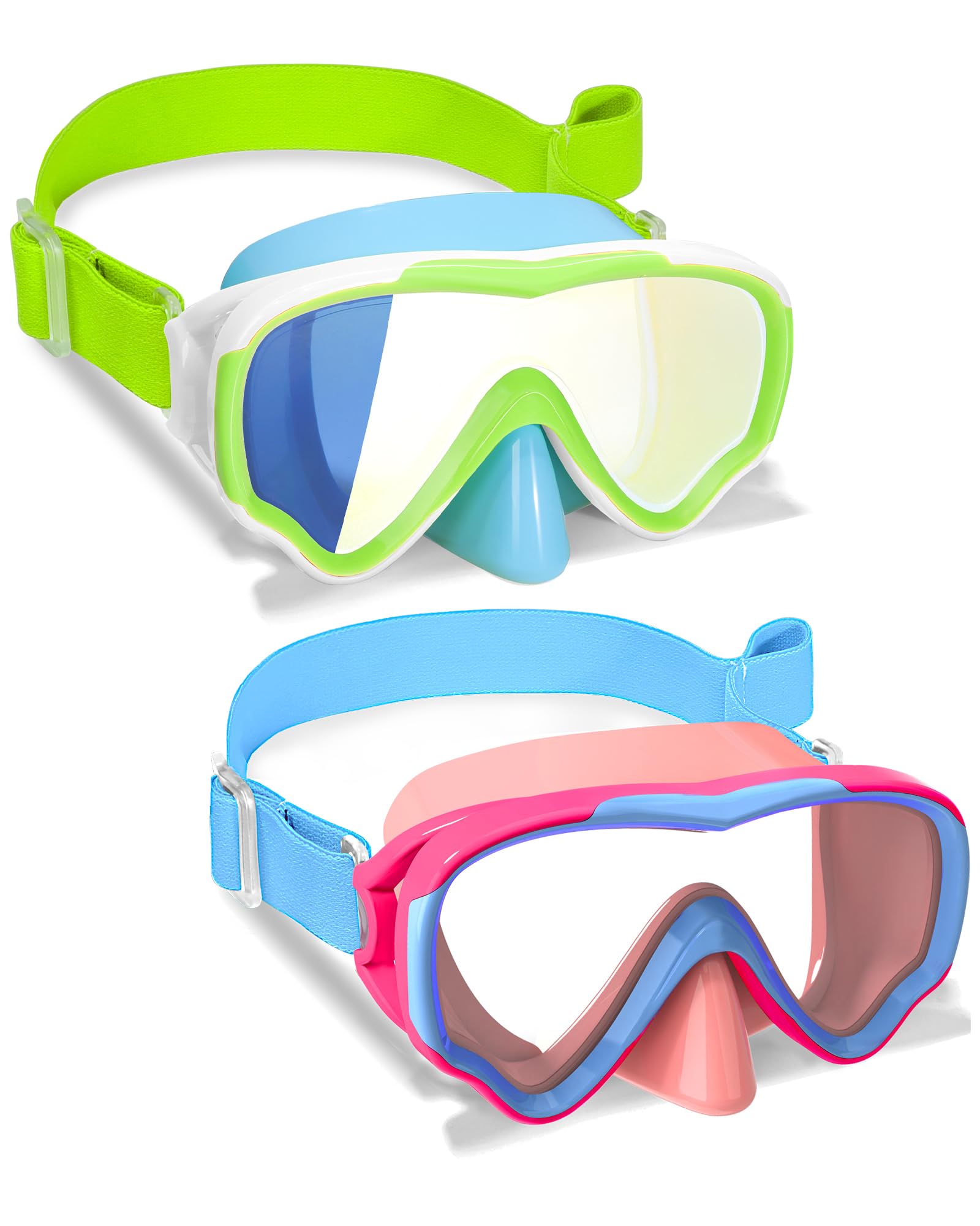 Kids Swim Goggles with Fabric Strap