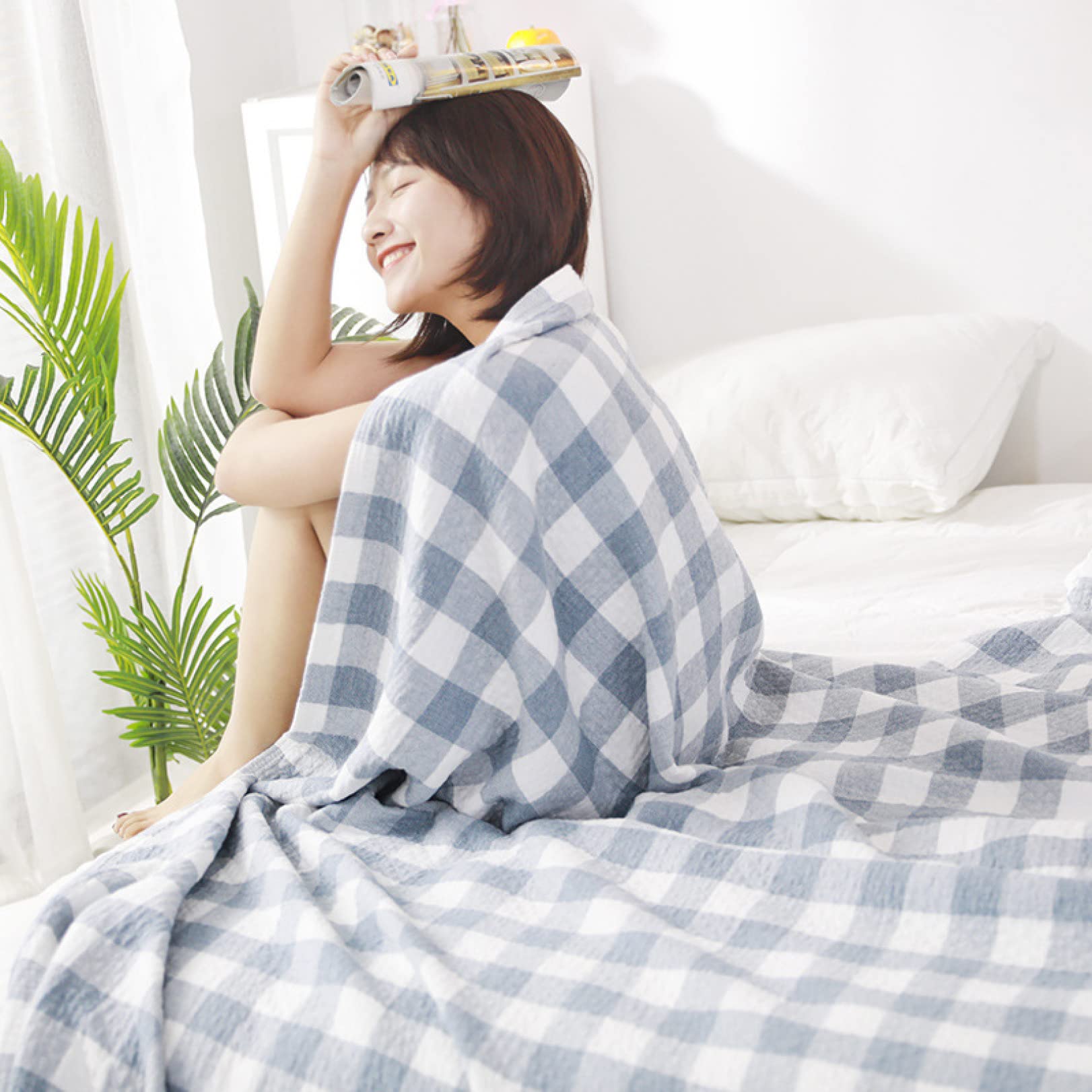 ヒグチユウコ ブランケット ハーフサイズ ほんやのあるまち