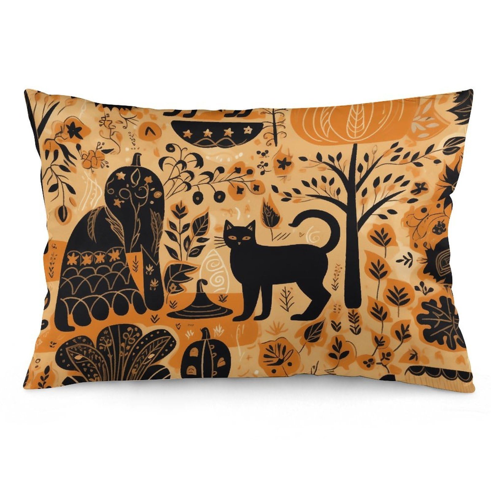 NTVOWPZO 2 Pack Decoration Throw Pillow Covers 16 "x24 Pillowcases Covers Animals and Pumpkins Pillowcases Modern Farmhouse Home Decor Sofa Cushions Covers for Couch Bed Living Room