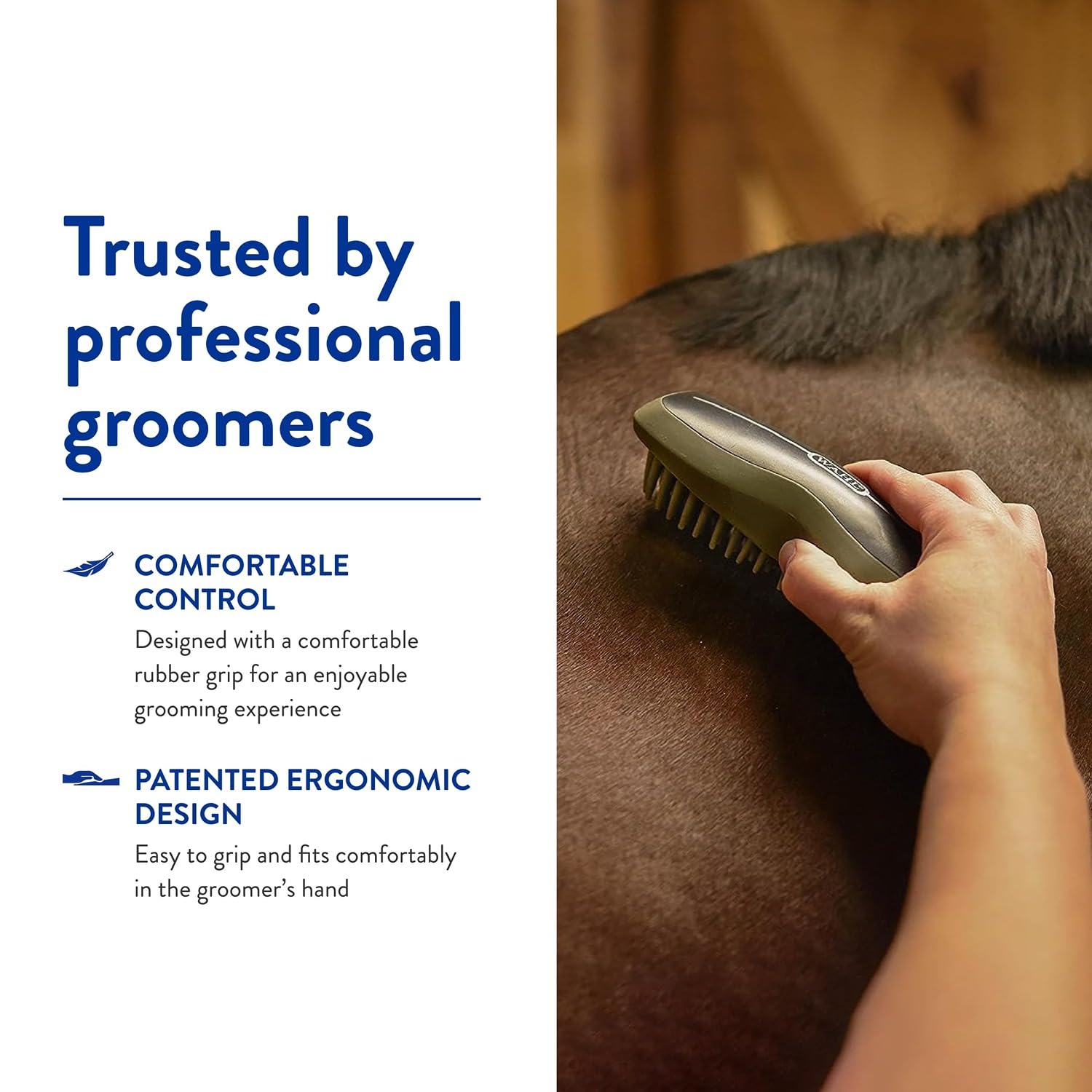 Wahl Rubber Curry Brush - Horse Grooming -6
