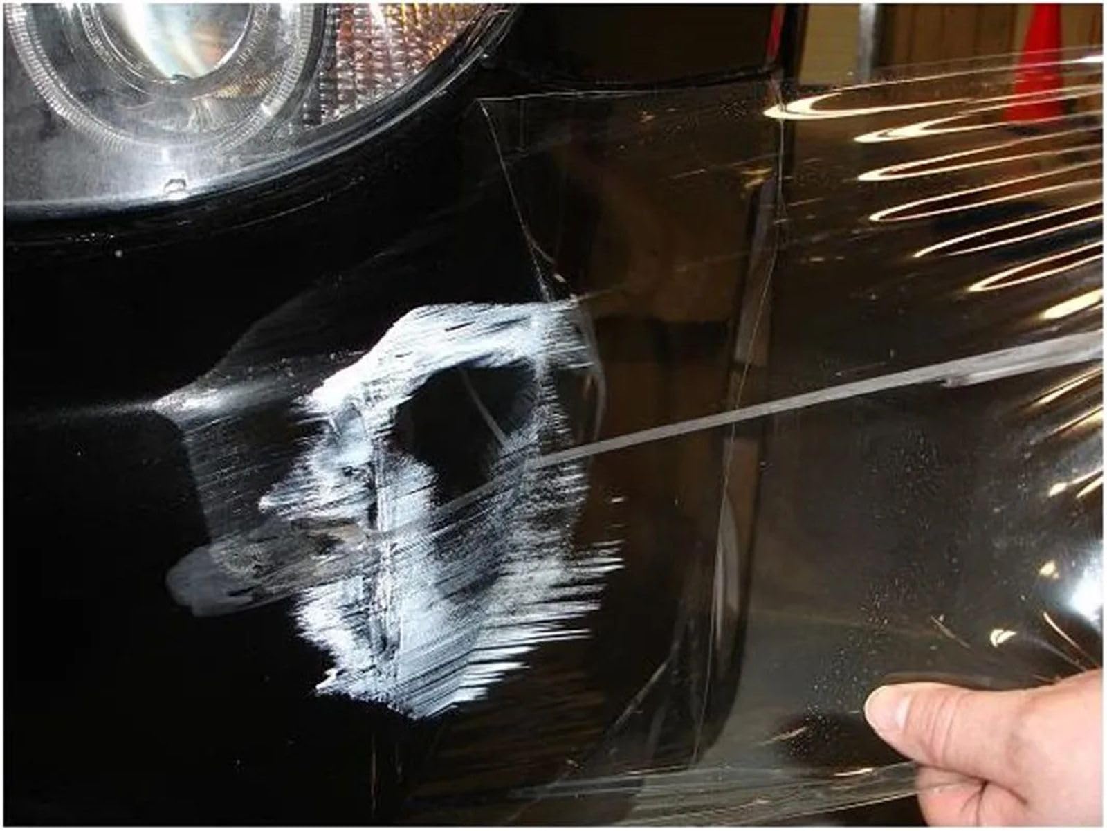 AntiGraffio Lucido PPF Vernice Trasparente Pellicola di Protezione Vinile Wrap Auto Paraurti Maniglia della Porta Specchio per Il Rivestimento del Veicolo