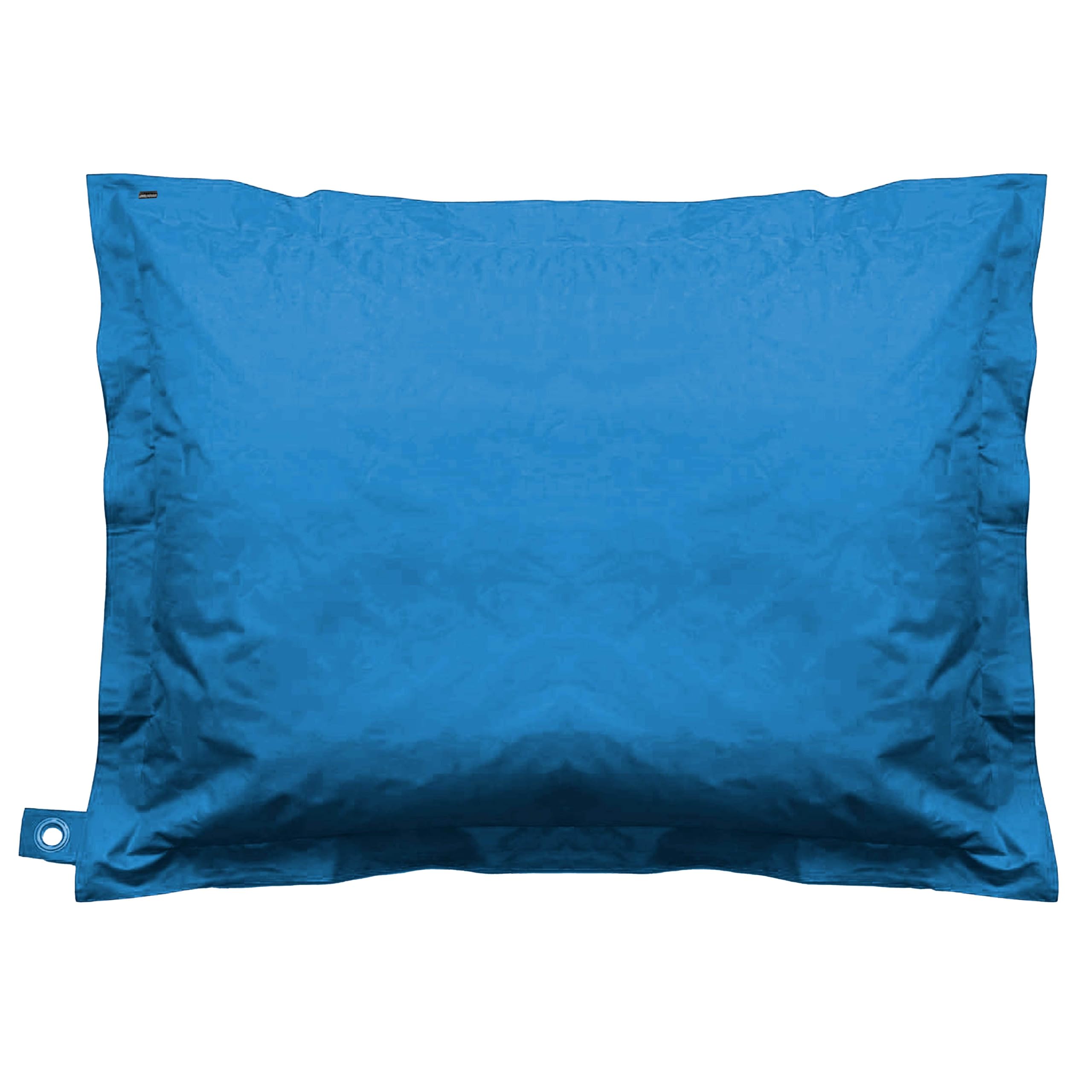 Oviala Housse Vide de Coussin de Sol XL Bleu Pacific
