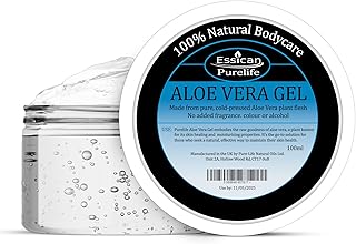 Aloe Vera Gel - Organic Aloe Vera Gel for Face & Aloe Vera Gel for Hair, Aloevera Gel Pure Natural, Aloveragel Gel for Face, 100% Aloe Vera Gel - Pure Aloe Vera Gel, Aloe Gel, Aloveragel Gel - 100g