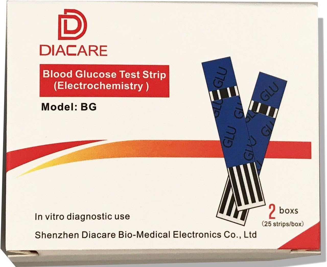 GUC Blood Glucose Test Strips(50pcs)