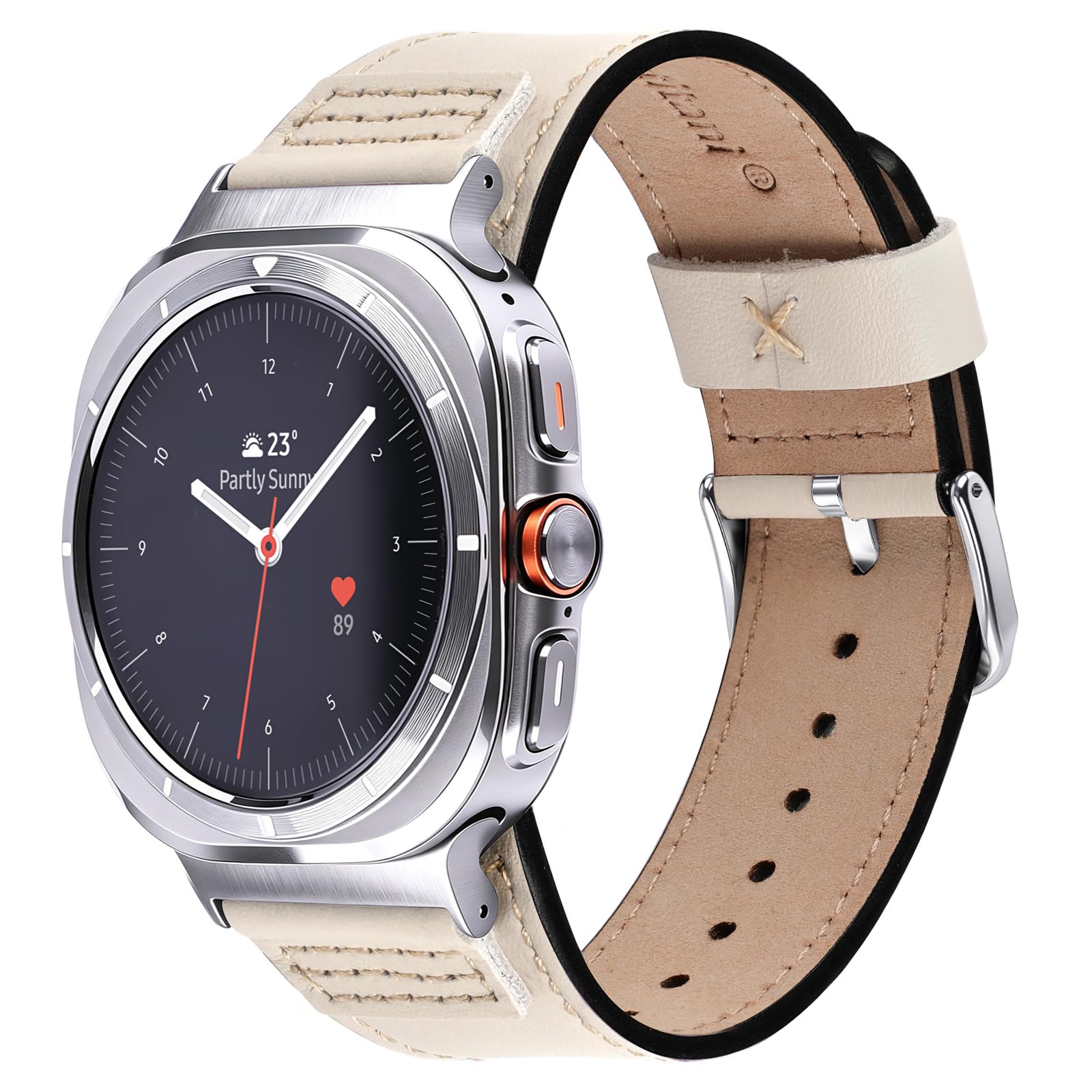 Wristitani Leather Strap for Samsung Galaxy Watch Ultra/9/8/7/6/5/4 — Amazon image 15