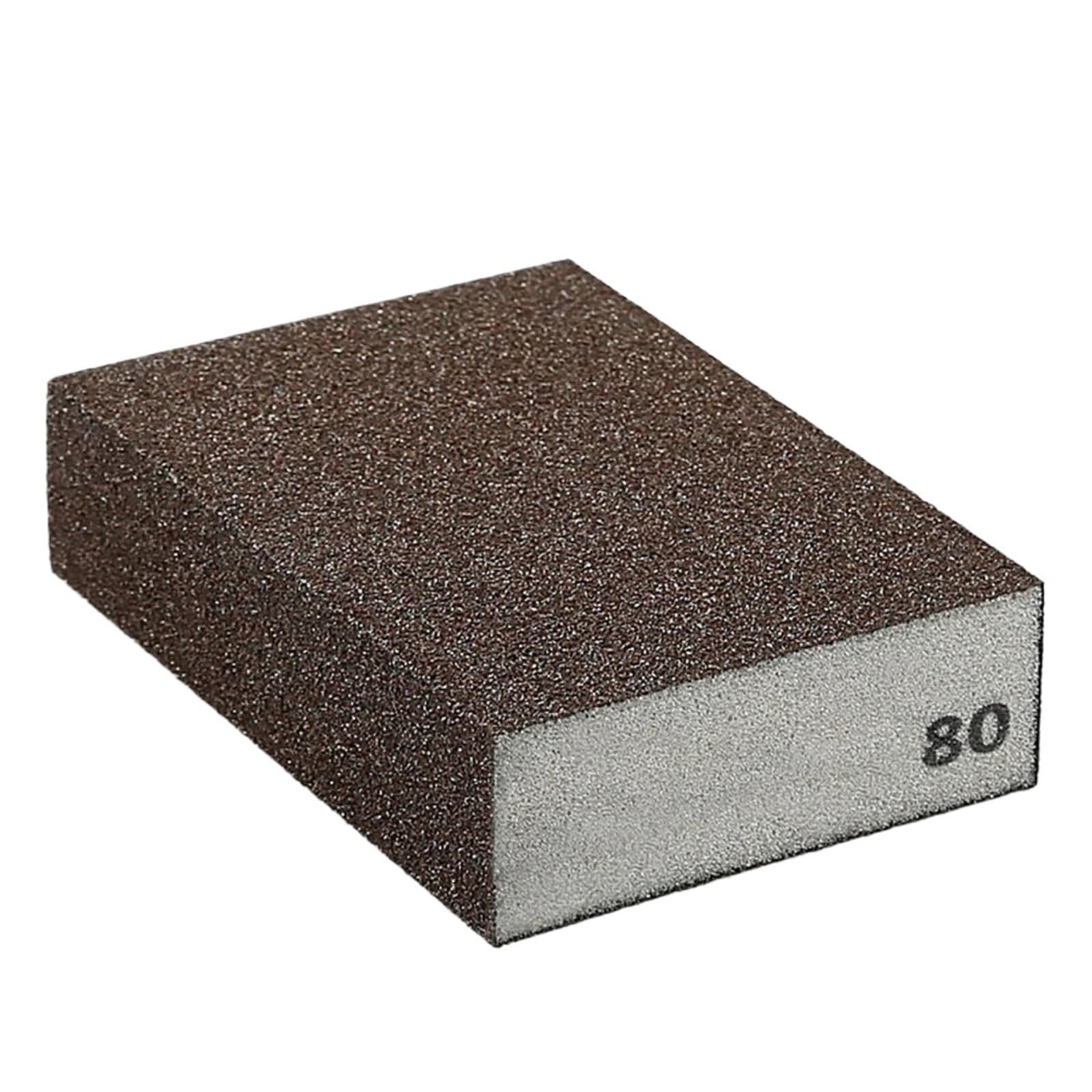 10Pcs Sanding Sponge Blocks Grit 60-320# Wall Grinding Sand Block Sandpaper Polished Brick Kitchen Cleaner For Metal Wood(A80)