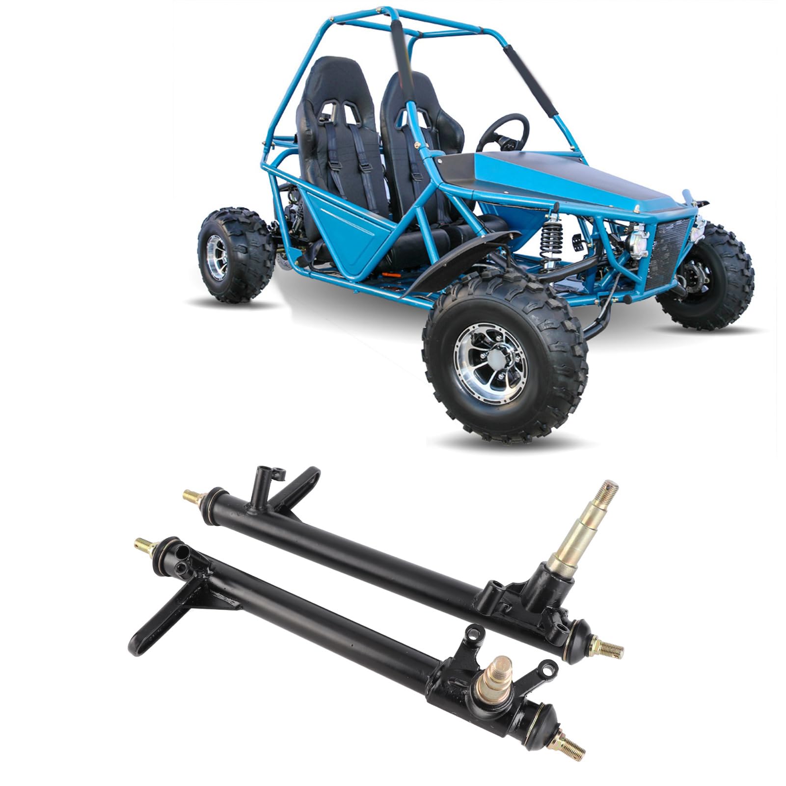 Buen Eje de Dirección de 420 Mm, Movilidad Vertical y Horizontal, Ideal para Go Kart, ATV, UTV,Otras piezas