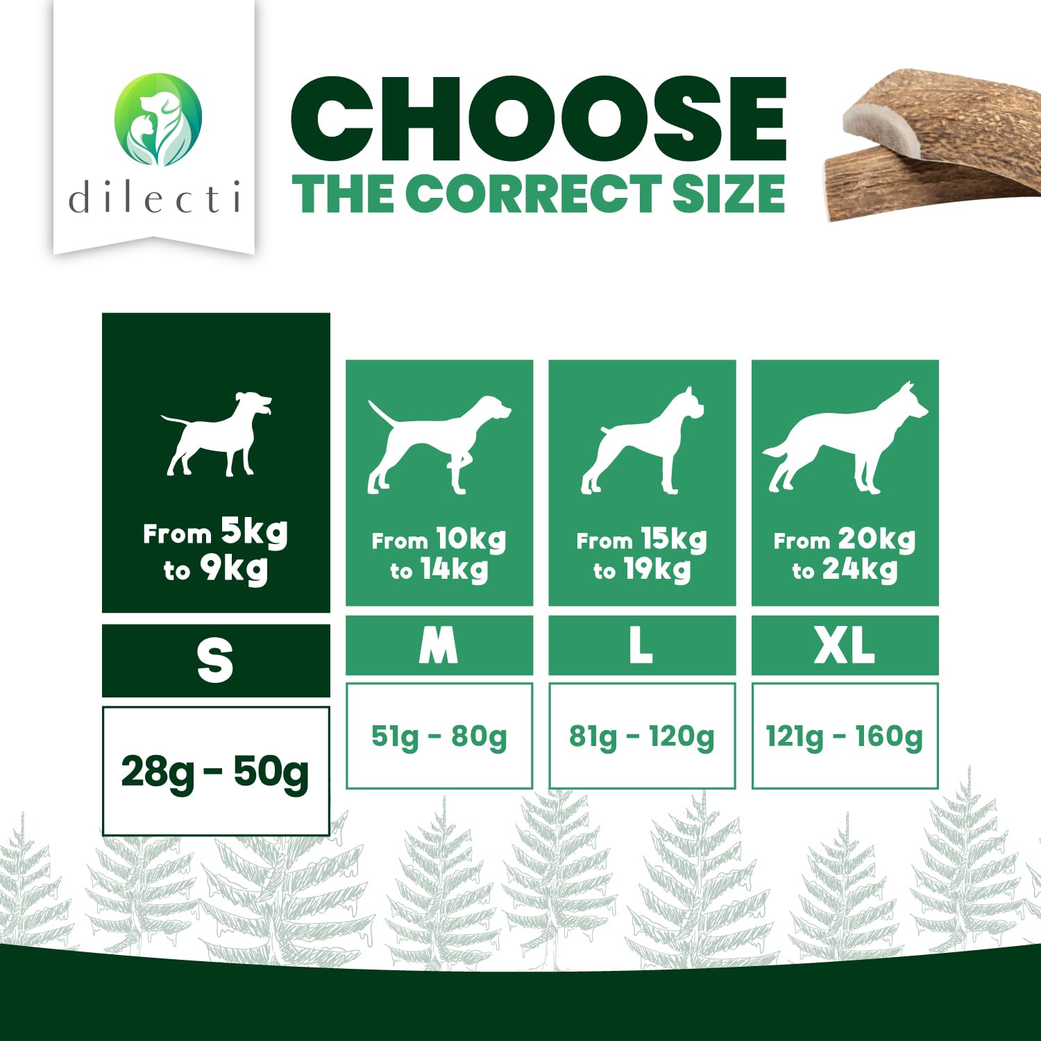 Dilecti Premium Natural Deer Antlers For Dogs, Rich in Proteins & Minerals, Durable - Image 4
