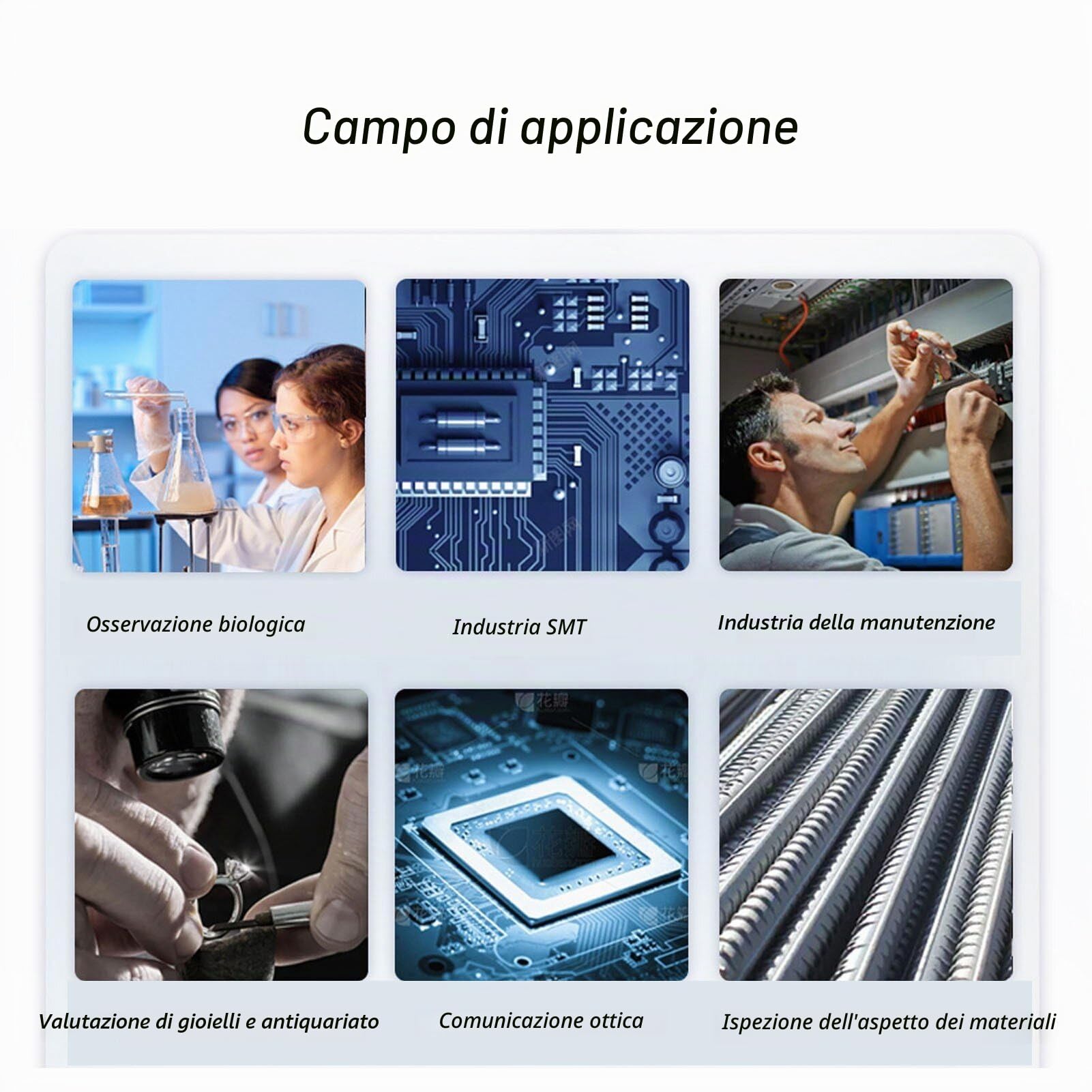 Camera Microscopio Digitale USB 4K 8MP con Obiettivo Zoom 0,5x e Adattatore 30 Mm 30,5 Mm Compatibile con XP 7 10 11 OS X