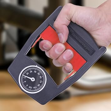Hand Grip Dynamometer - Digital Hand Strength Measuring Device, Adjustable Power Meter, Precision Grip Force Analyzer Tool, Muscle Evaluation Instrument | Sports Training School Physical