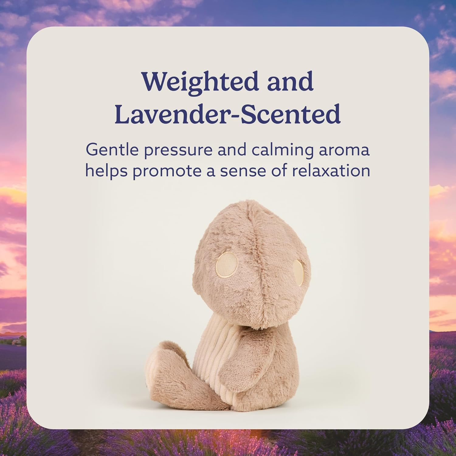 warmies Microwavable & Weighted Stuffed Animals, Brown Toadstool - Heated Stuffed Animal Plushie for Warmth & Comfort - Cute Soft Plush Toys for Adults & Children (Boys, Girls, Babies & Toddlers)
