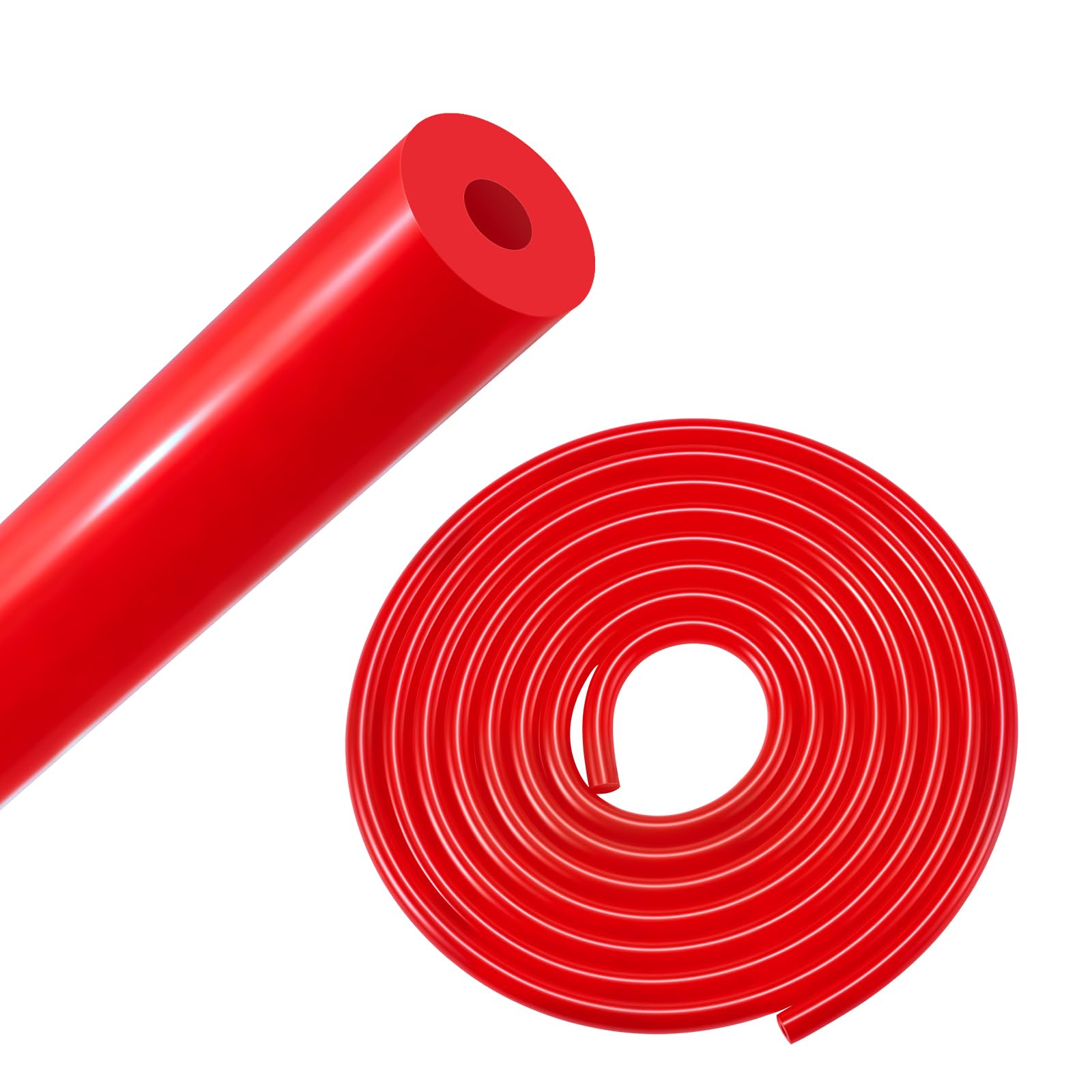 EVIL ENERGY 1/8 Silicone Vacuum Tubing Hose Line 10FT 130PSI Max Pressure Red (3mm ID)