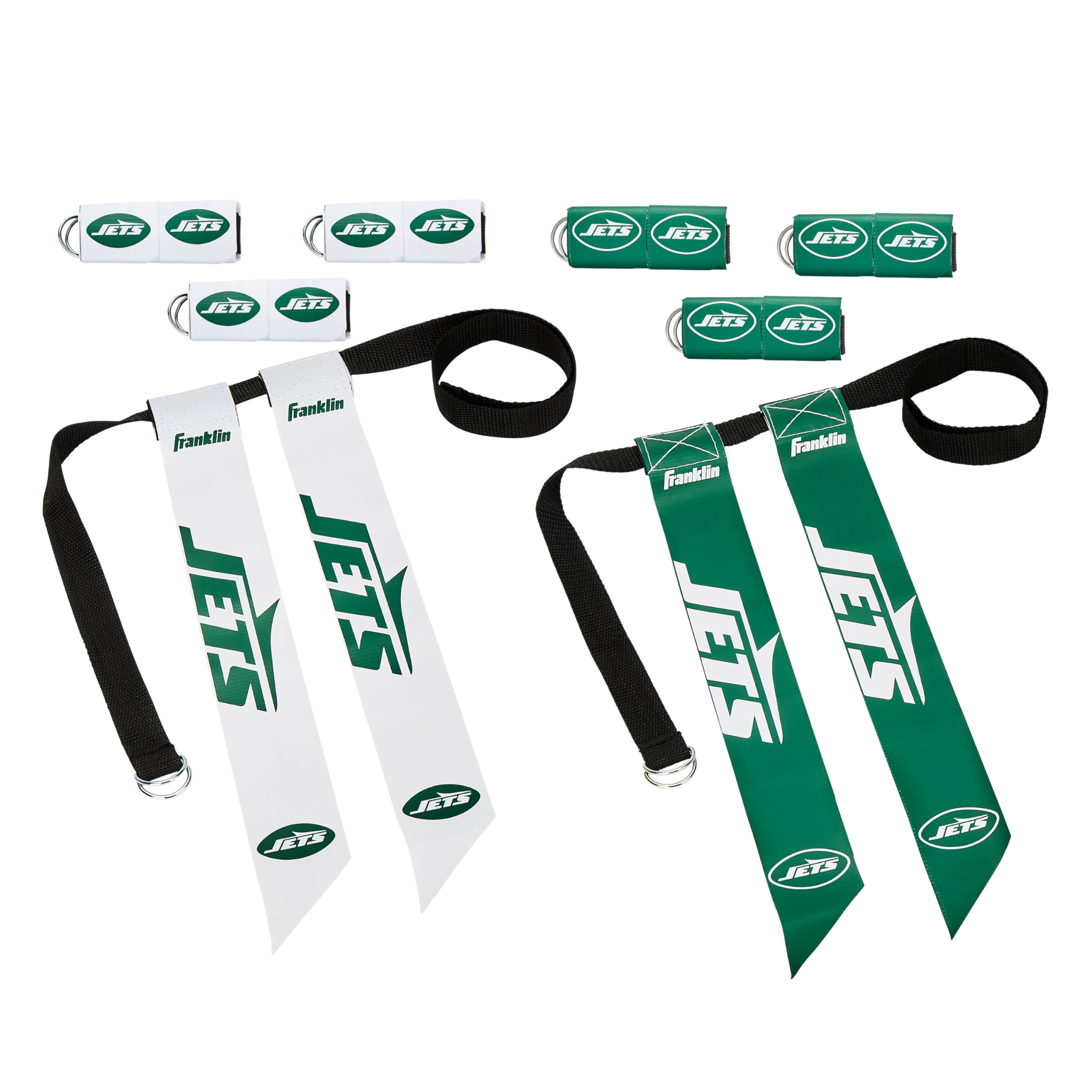 Franklin Sports NFL Team Flag Football Sets - Belts + Flags - Kids + Adults - Fits Up to 36" Waist - NFL Licensed