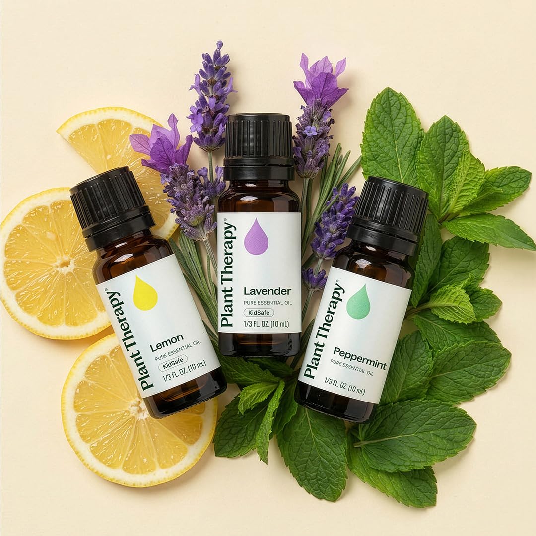 Amazon.com: Plant Therapy Lemon, Lavender and Peppermint Essential