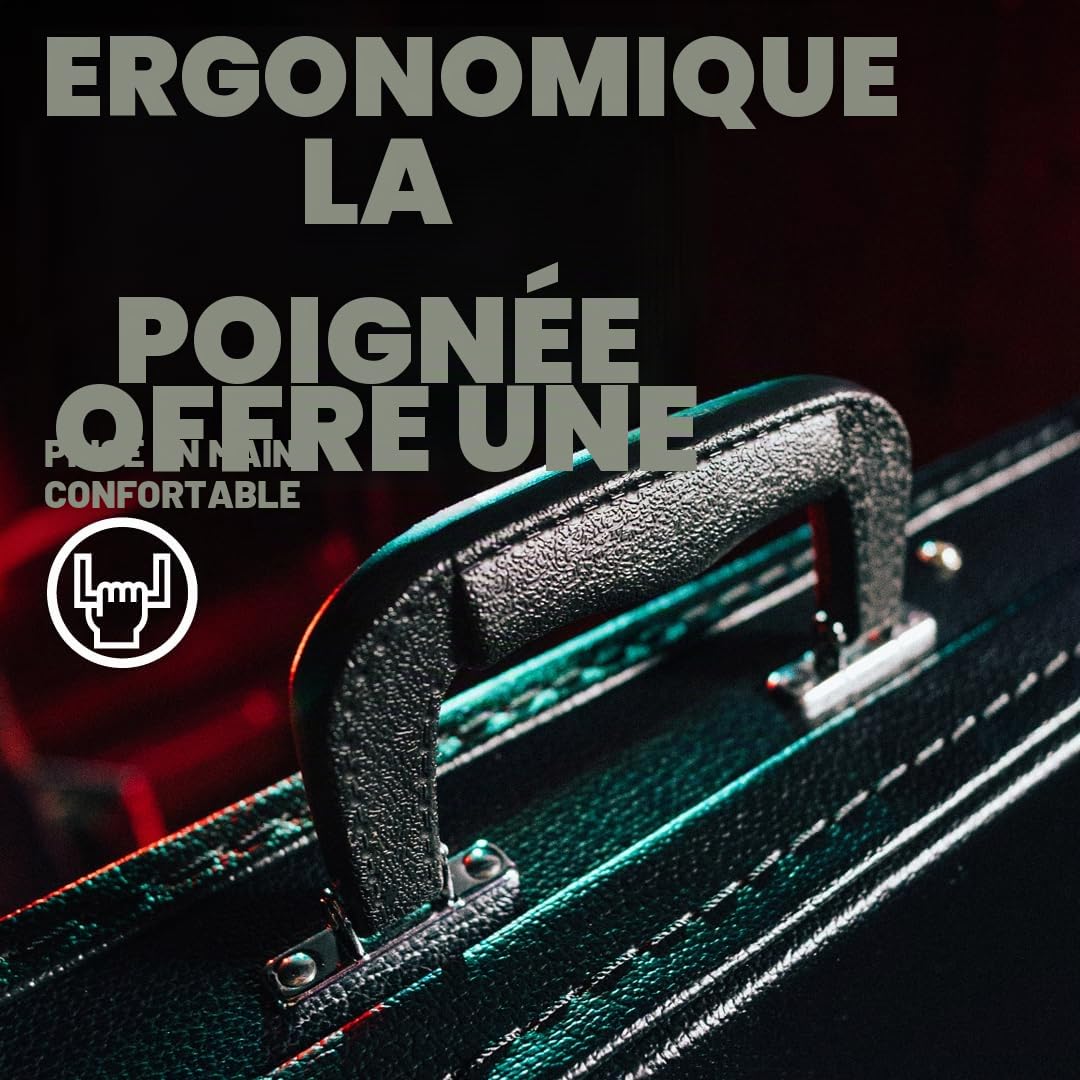 Gator Cases étui en Bois Rigide pour Guitares électriques Standard; Convient aux Fender Stratocaster/Telecaster et Autres (GWE-Electric)
