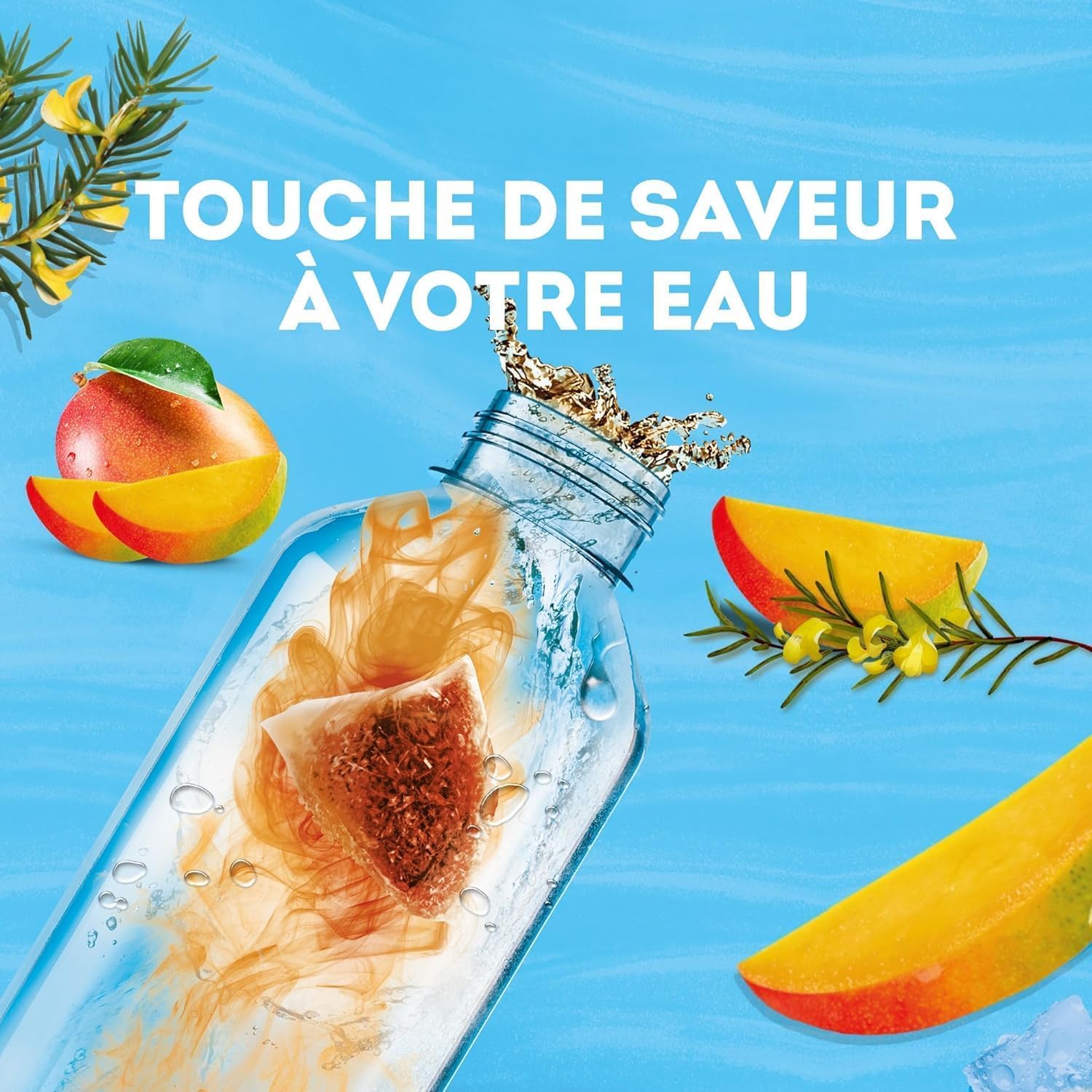 Lipton, Infuse à Froid, Infusion à Froid, Goût Pêche Framboise, Idéale pour le Thé Glacé, Ingrédients d'Origine 100% Naturelle, 15x12 Sachets Pyramid, 180 Sachets