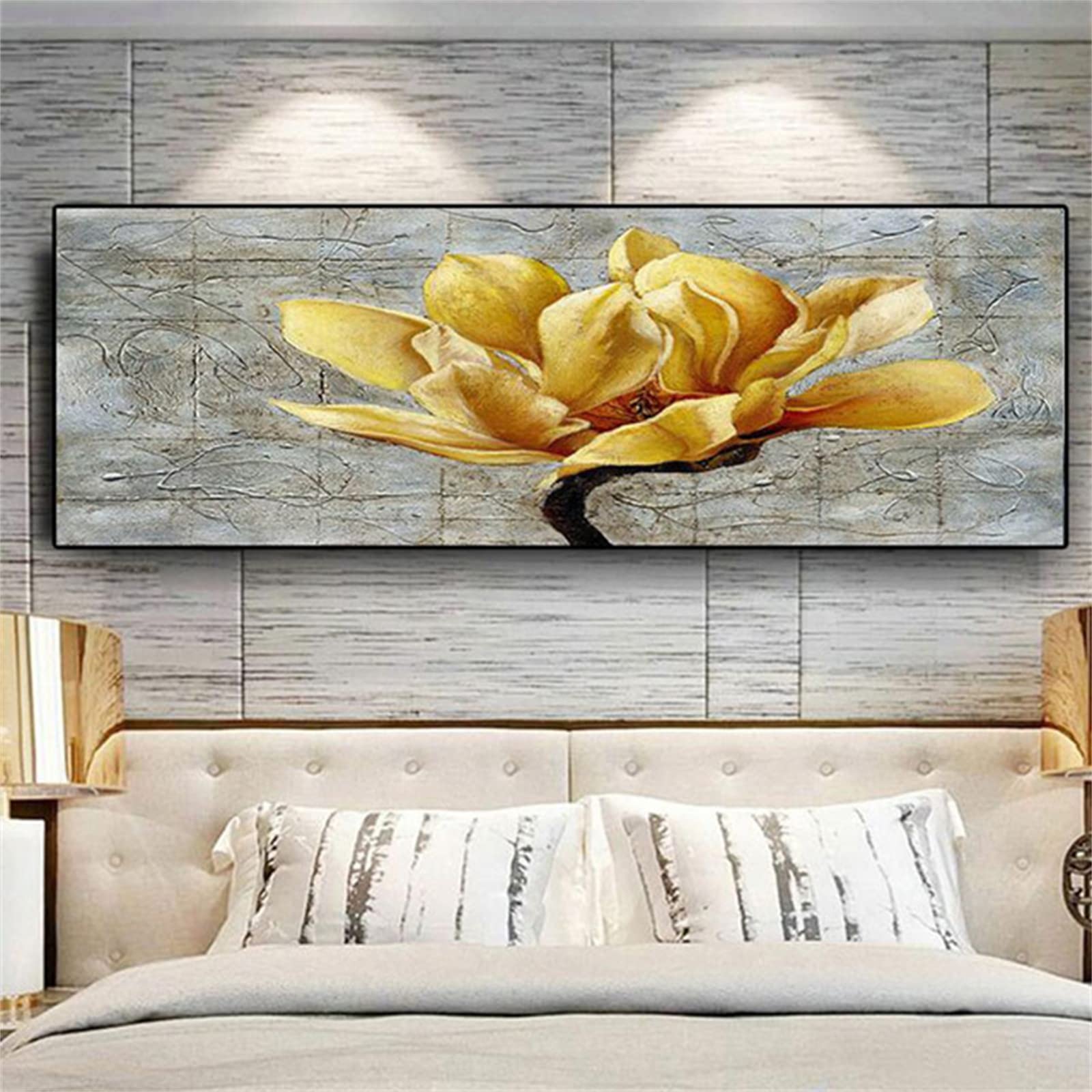 Kit complet diamond painting fleur vintage 50x150cm Z-5794
