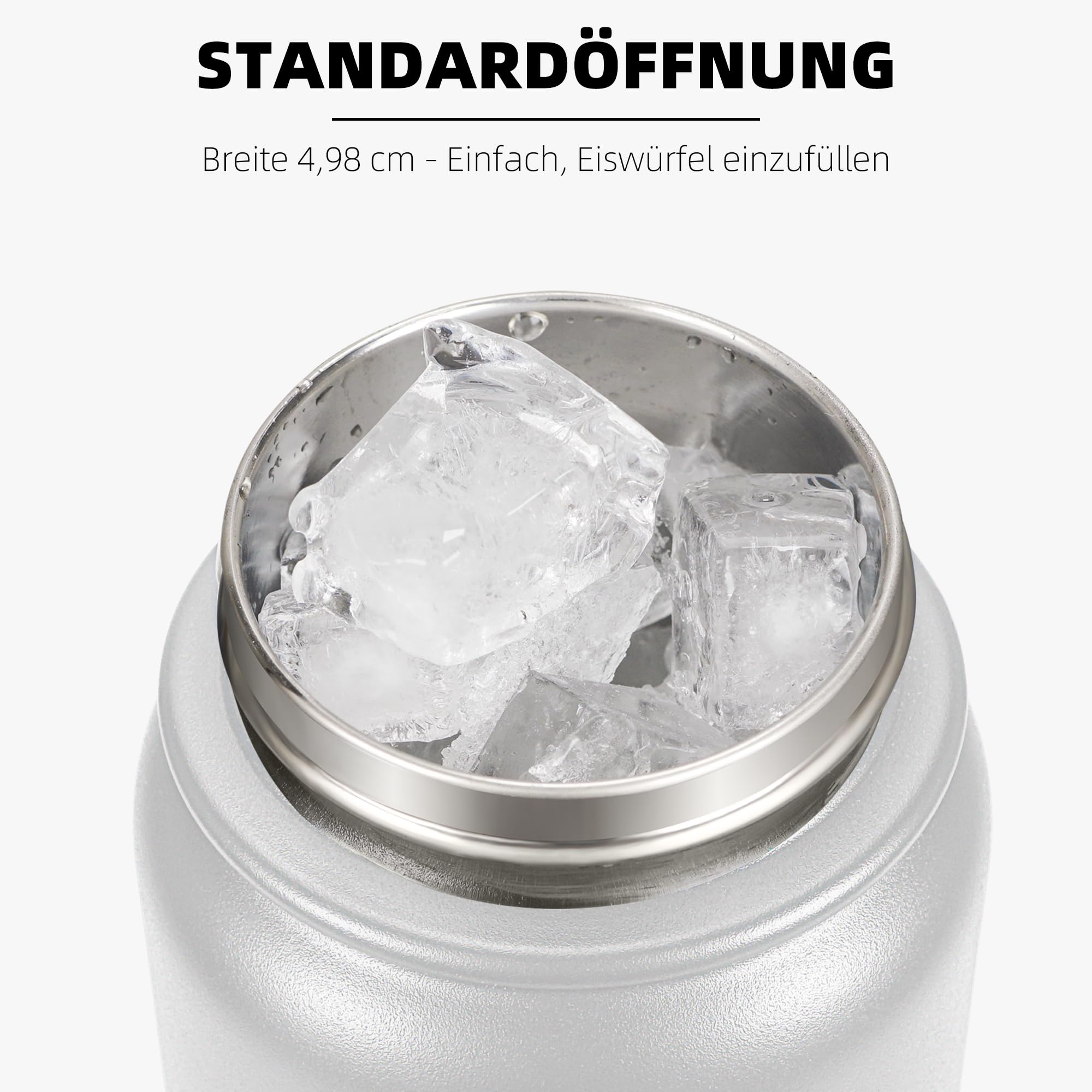 Fanhaw 600ml Trinkflasche Edelstahl mit 1 Deckel (Chug Deckel) - Für Schule, Kinder, Frauen, Männer | Auslaufsicher & Schweißfest mit Anti-Staub Deckel (Grün Rosa)
