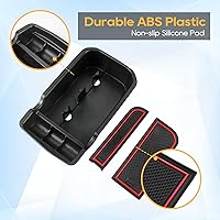 Vista 7 de LFOTPP Organizador de consola central de brújula para accesorios de brújula J*eep 2017-2020 [no para 2021-2023] Bandeja de almacenamiento