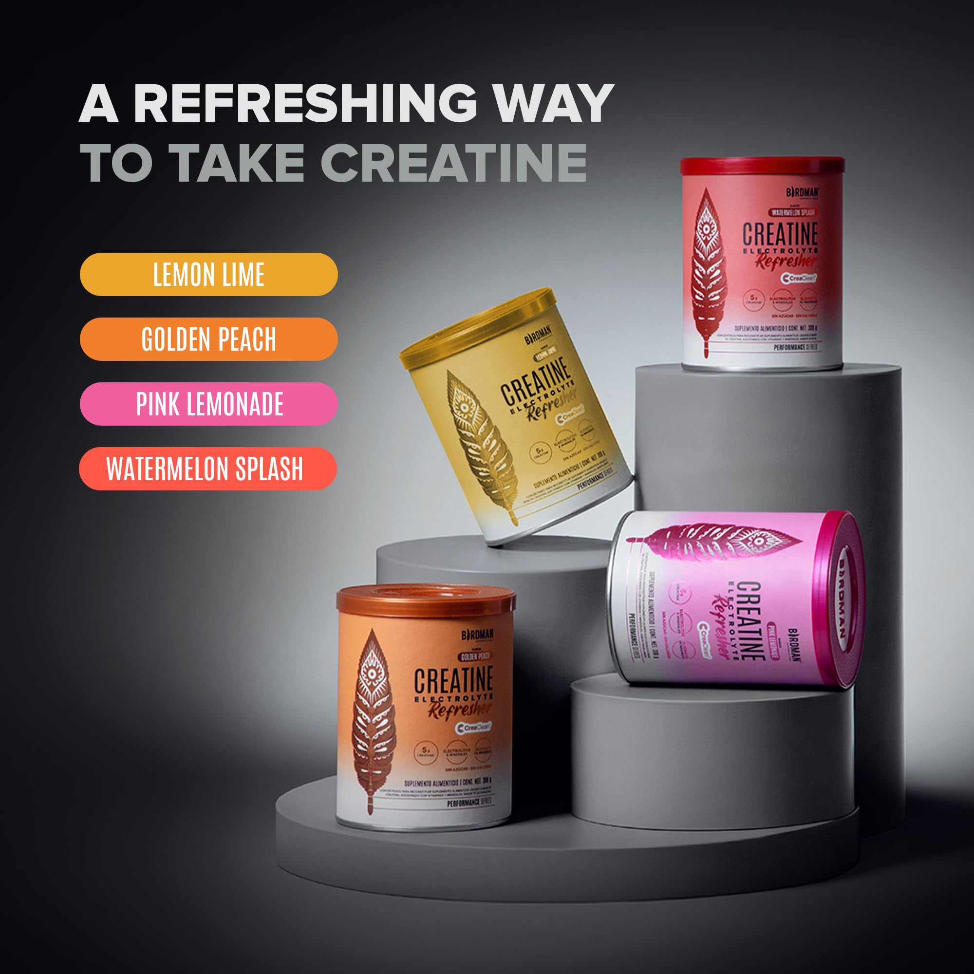 BIRDMAN Creatine Refresher | Creatine Monohydrate Powder with Electrolytes, Magnesium Glycinate & Vitamins | Creaclean Seal | Sugar Free, Low Calorie | Strawberry Lemonade | 30 Servings — Amazon image 5
