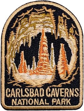 Carlsbad Caverns National Park Patch 3.2 inches, National Park Patches